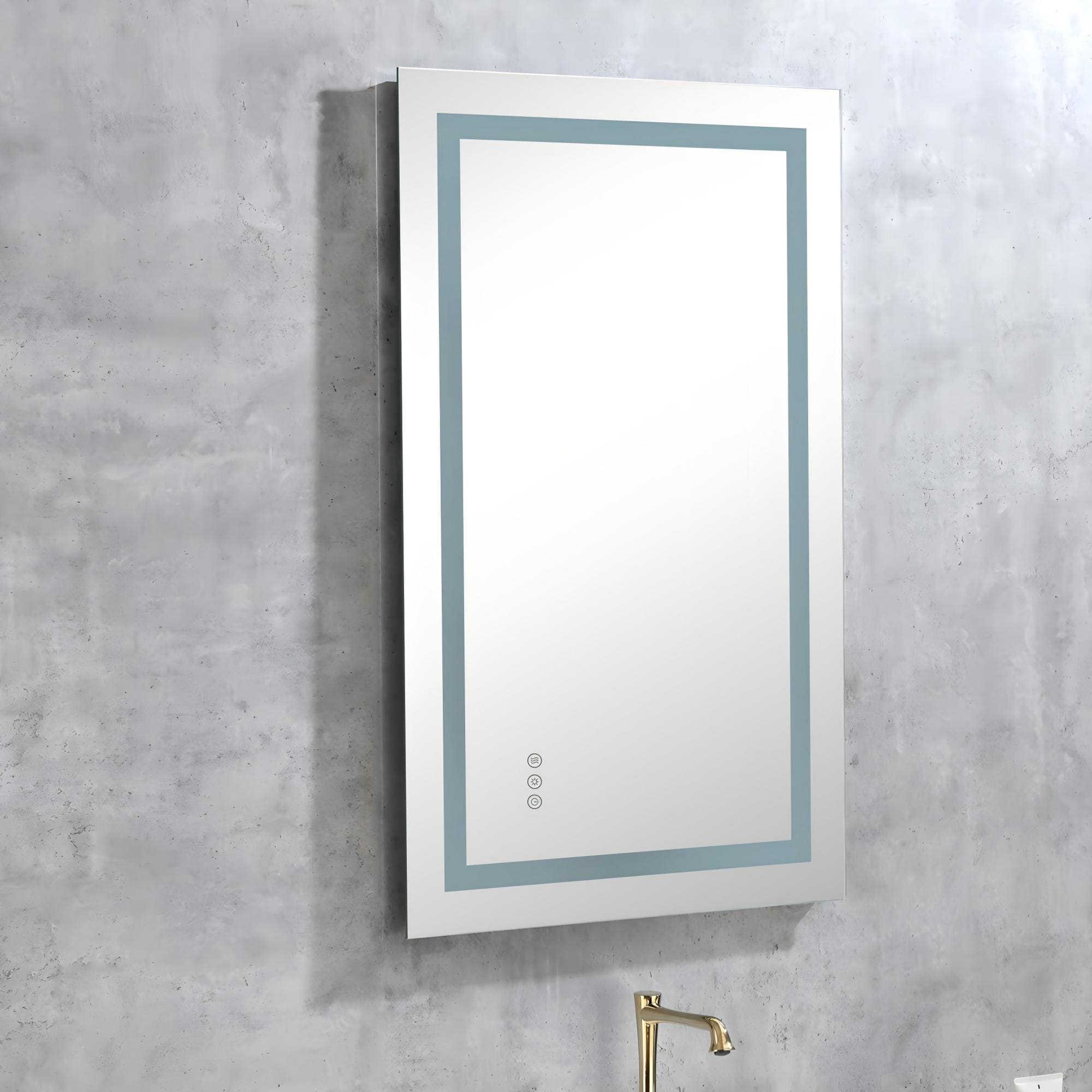 Wudkey L4-ES2U4A Framed-Bath-Mirrors - View #2