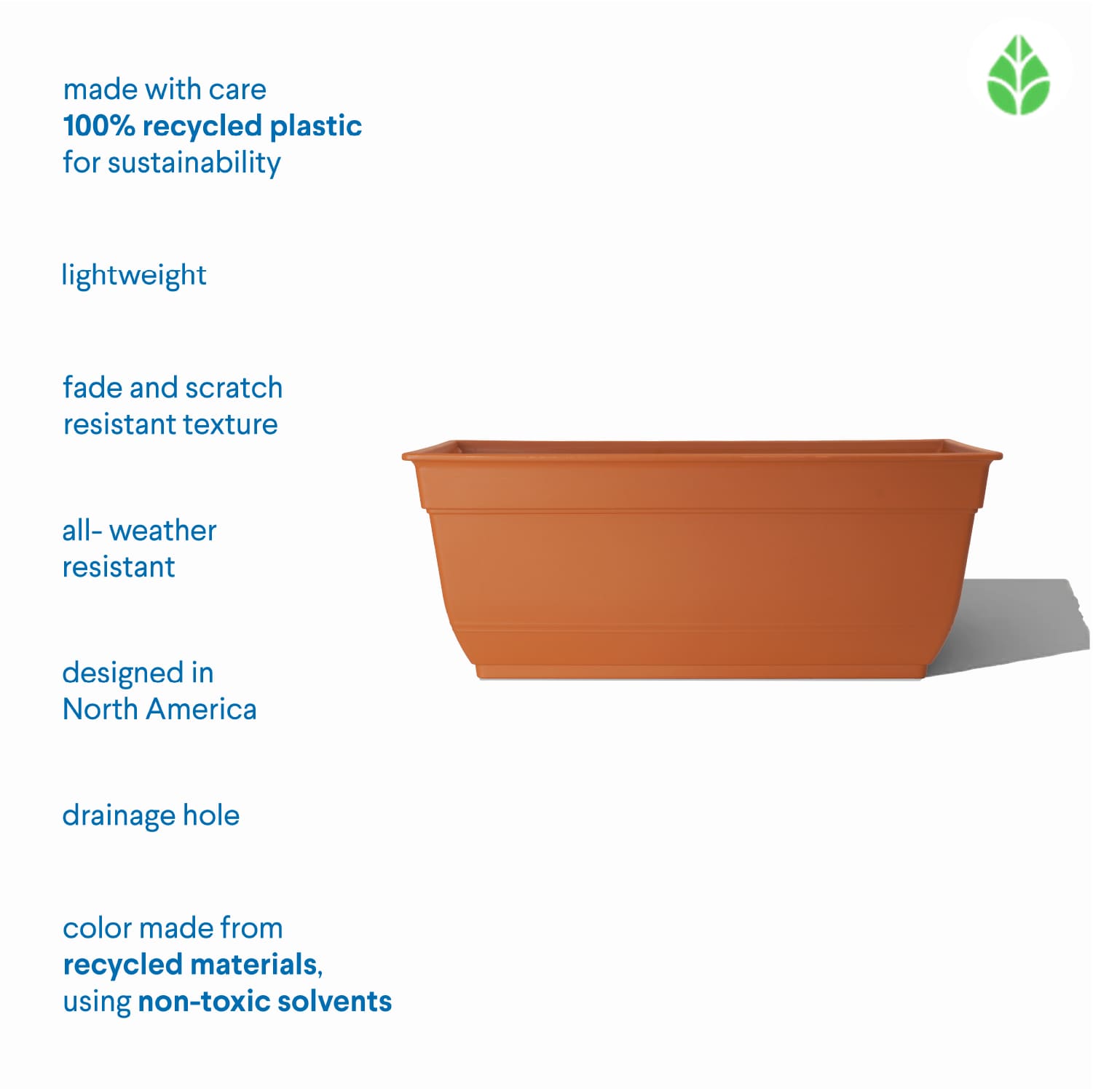 Style Selections WB2132H-CLAY Planter-Window-Box - View #5
