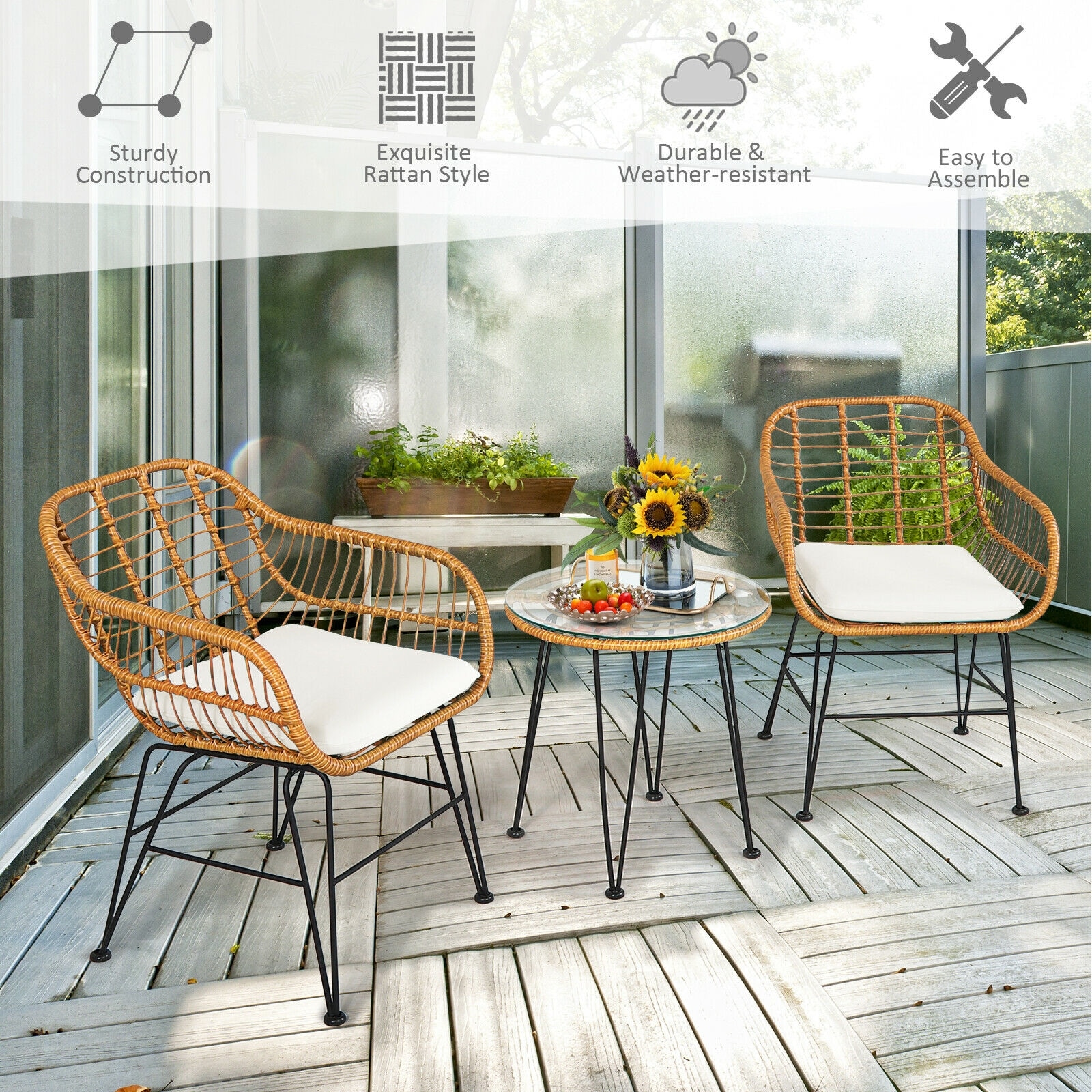Volenca VOL-SSASBB Patio-Conversation-Sets - View #6