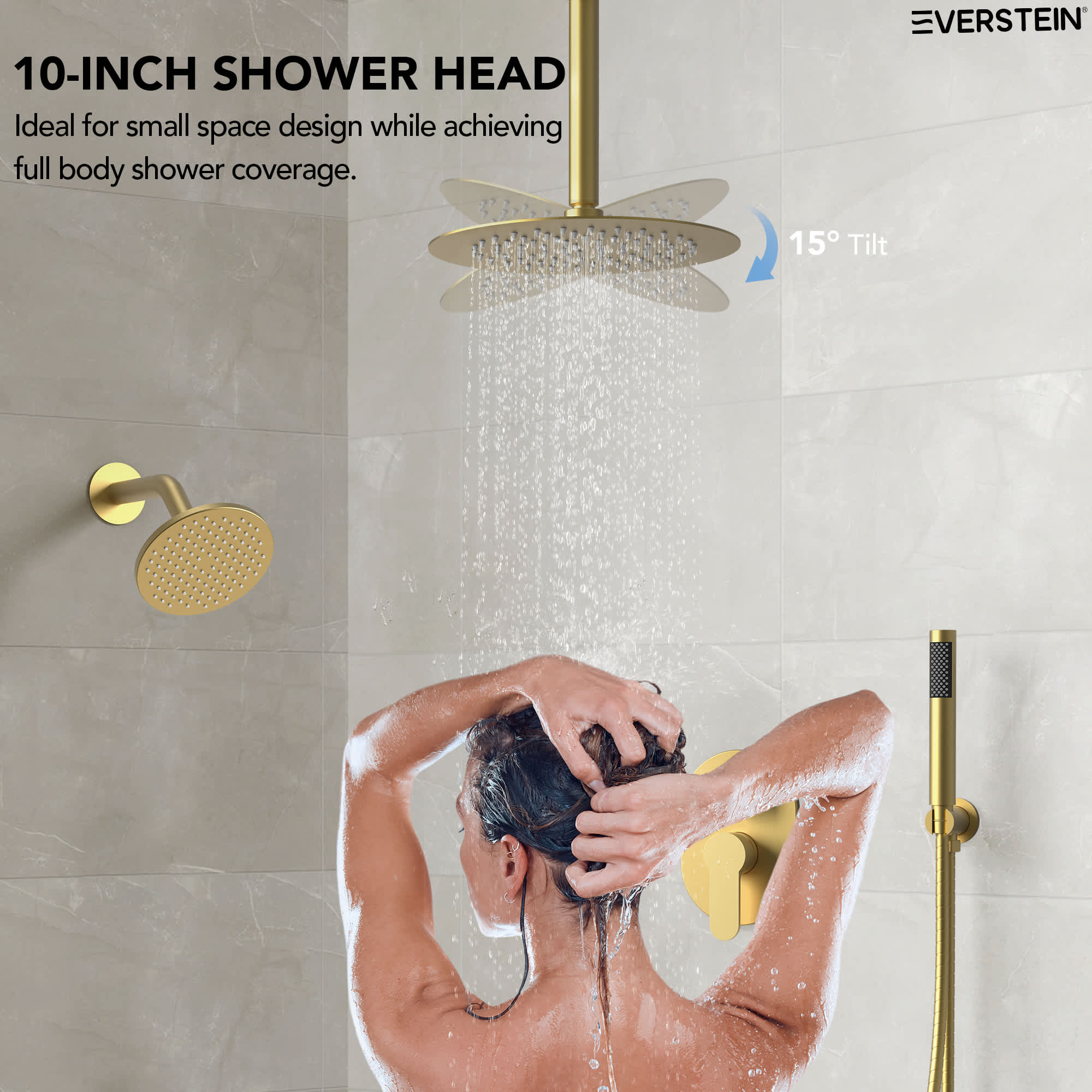 EVERSTEIN SFS-1057-GD10 Tub-Shower-Faucets - View #3