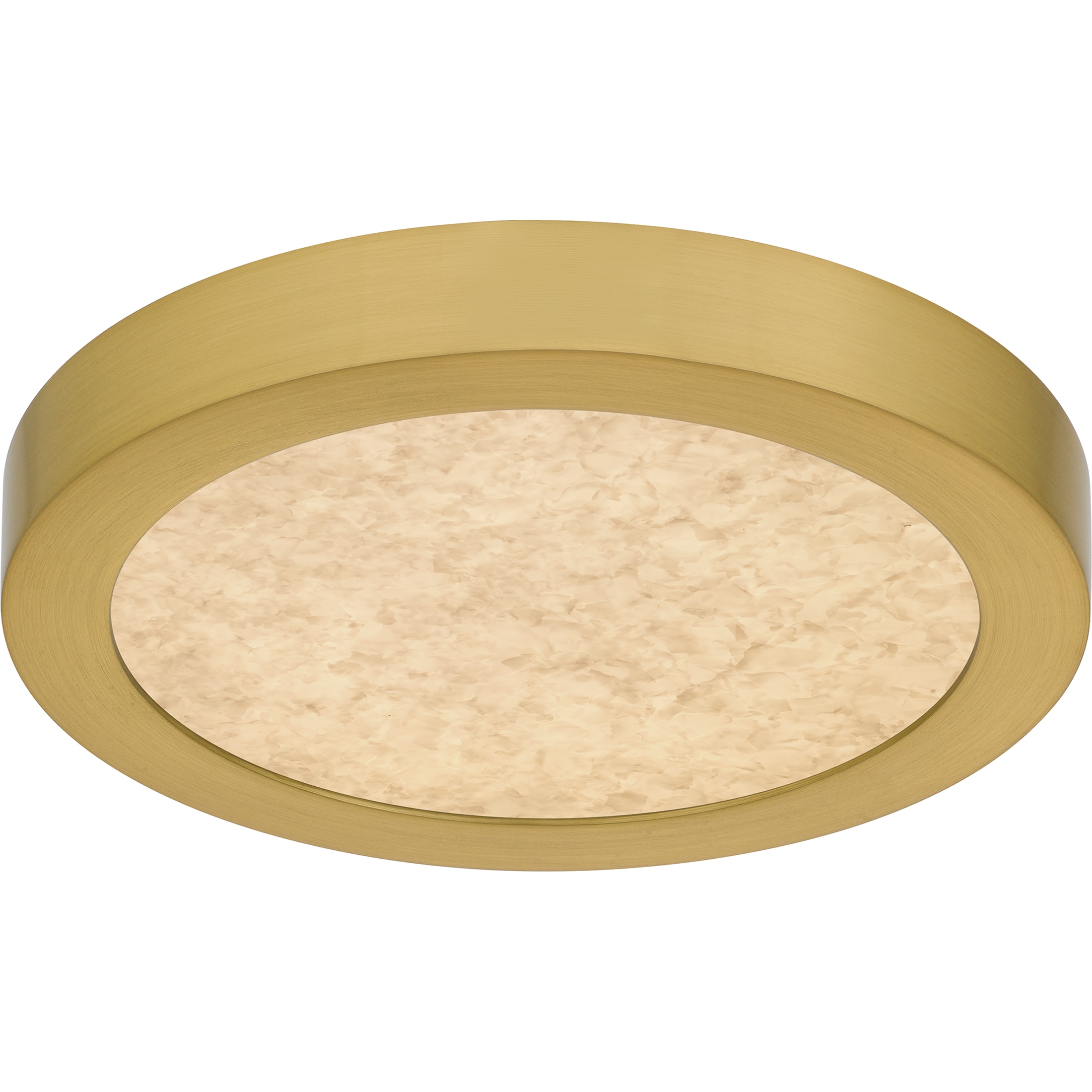 Quoizel OSTA1708BRG Outskirts 7.5-in Brushed Gold Integrated LED Flush Mount Light