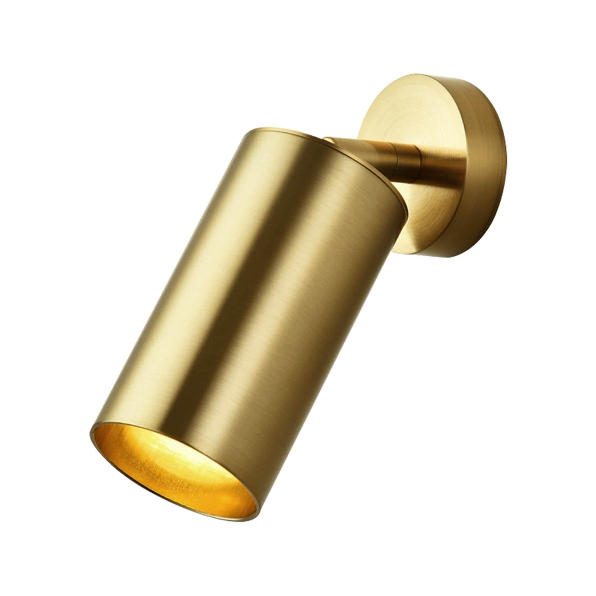 Zicbol PD1003661 Parroco 1 -Light 2.4-in Brass Semi Flush Mount Light