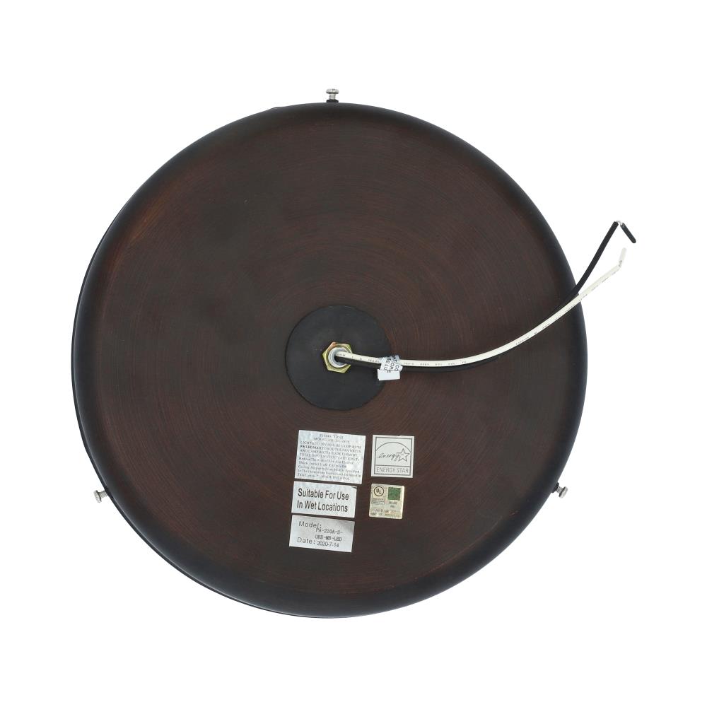 Sunset Lighting F7706-43-MB-LED Ceiling-Fan-Blade-Arms - View #4