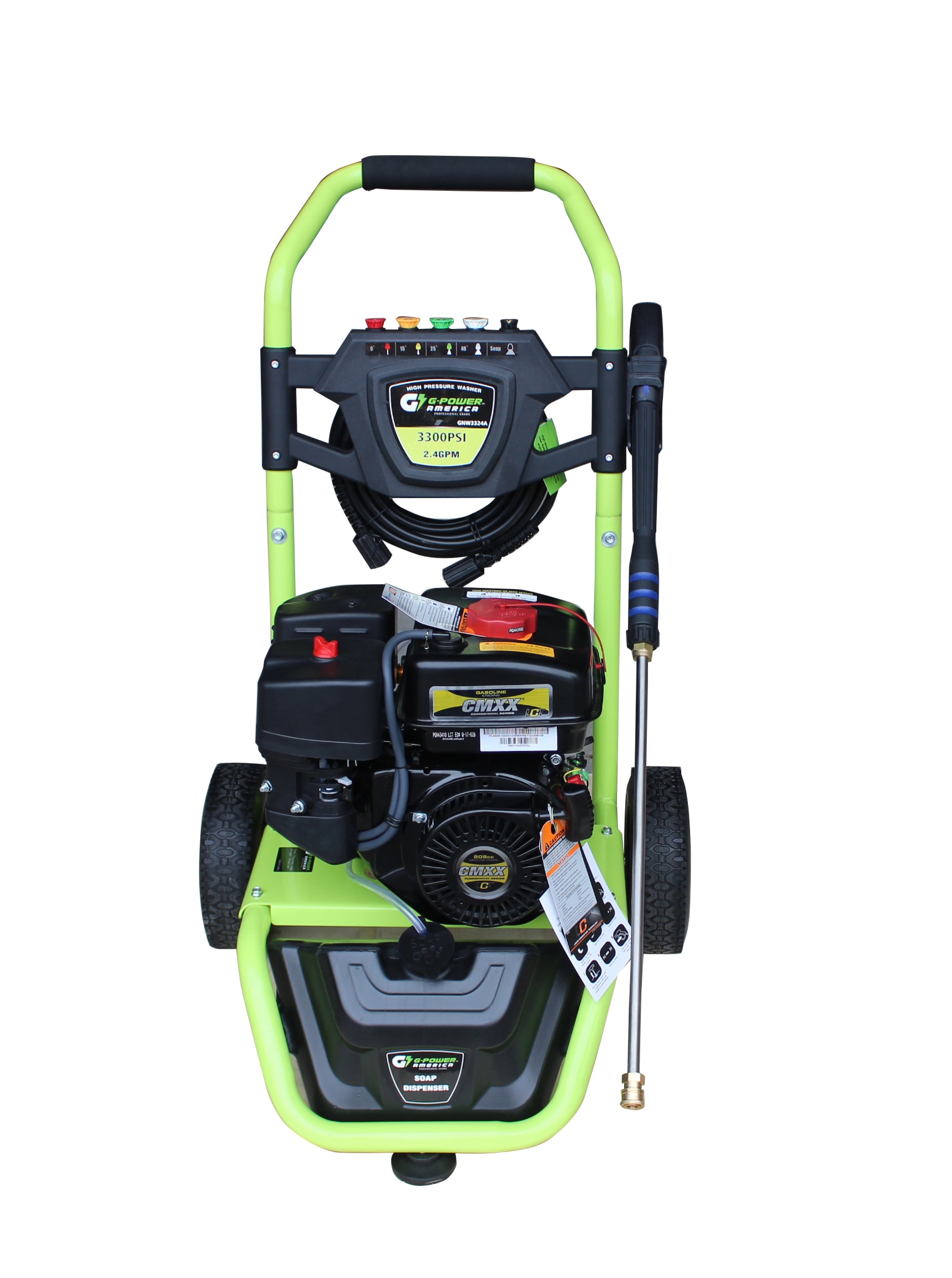 Green-Power America 65H 2750 PSI 2.4 GPM Cold Water Gas Pressure Washer ...