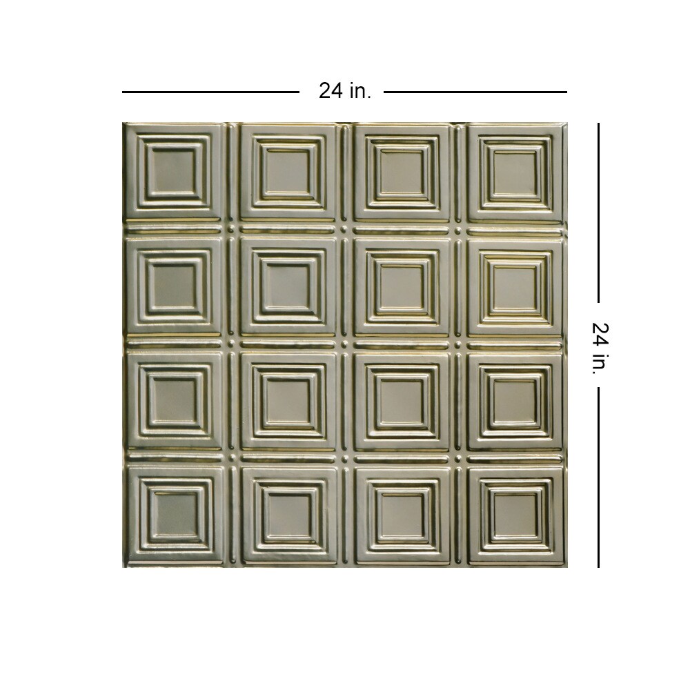From Plain to Beautiful in Hours SKPC204-GN-24X24-D12 Ceiling-Tile - View #3