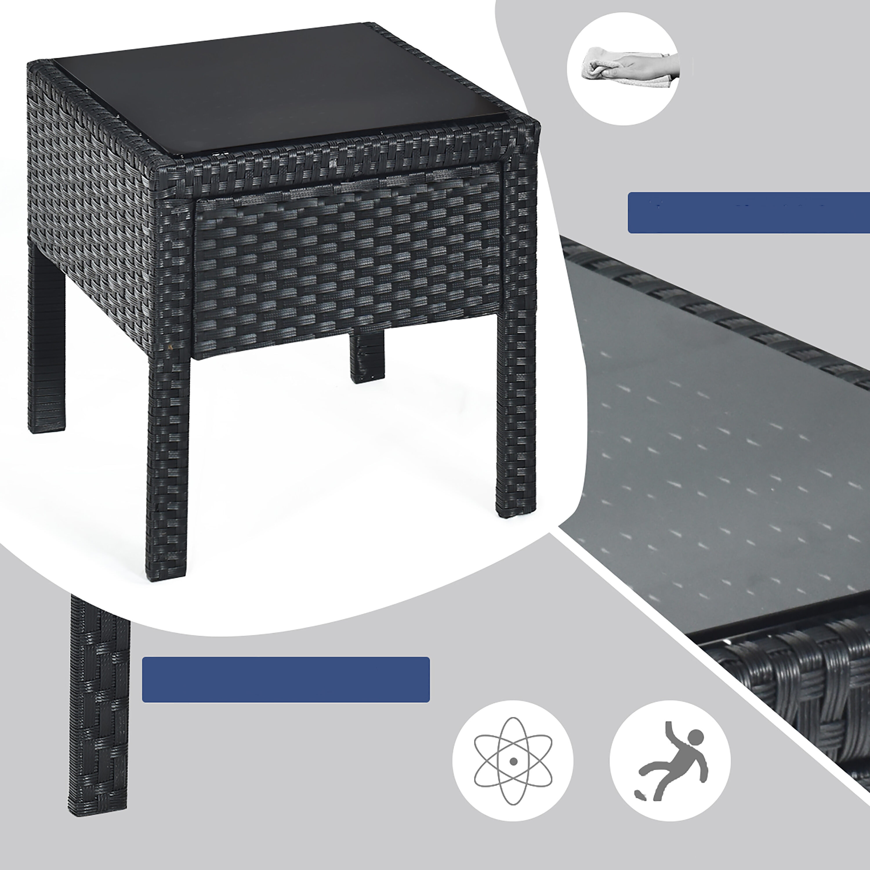 Costway HW63218GR Patio-Conversation-Sets - View #3