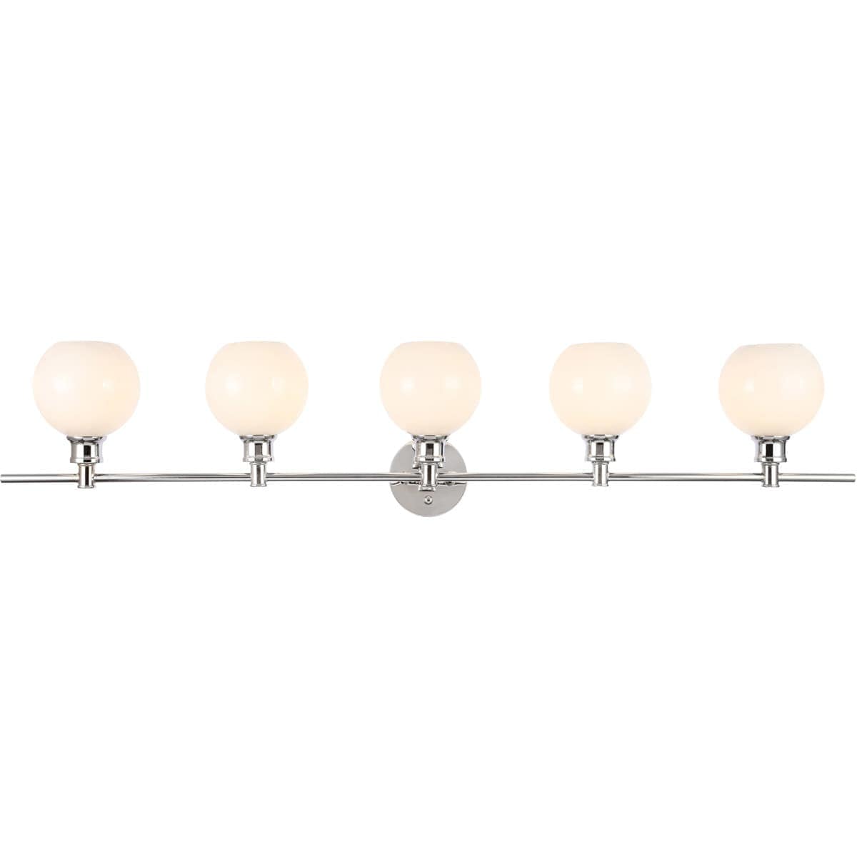 Decovio  12795-C5 Syracuse 5 Light 47 inch Chrome Wall sconce Wall Light