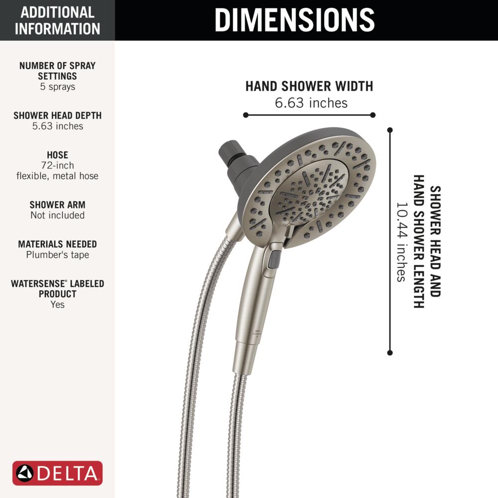 Delta 75578SN Fixed-Showerhead - View #4