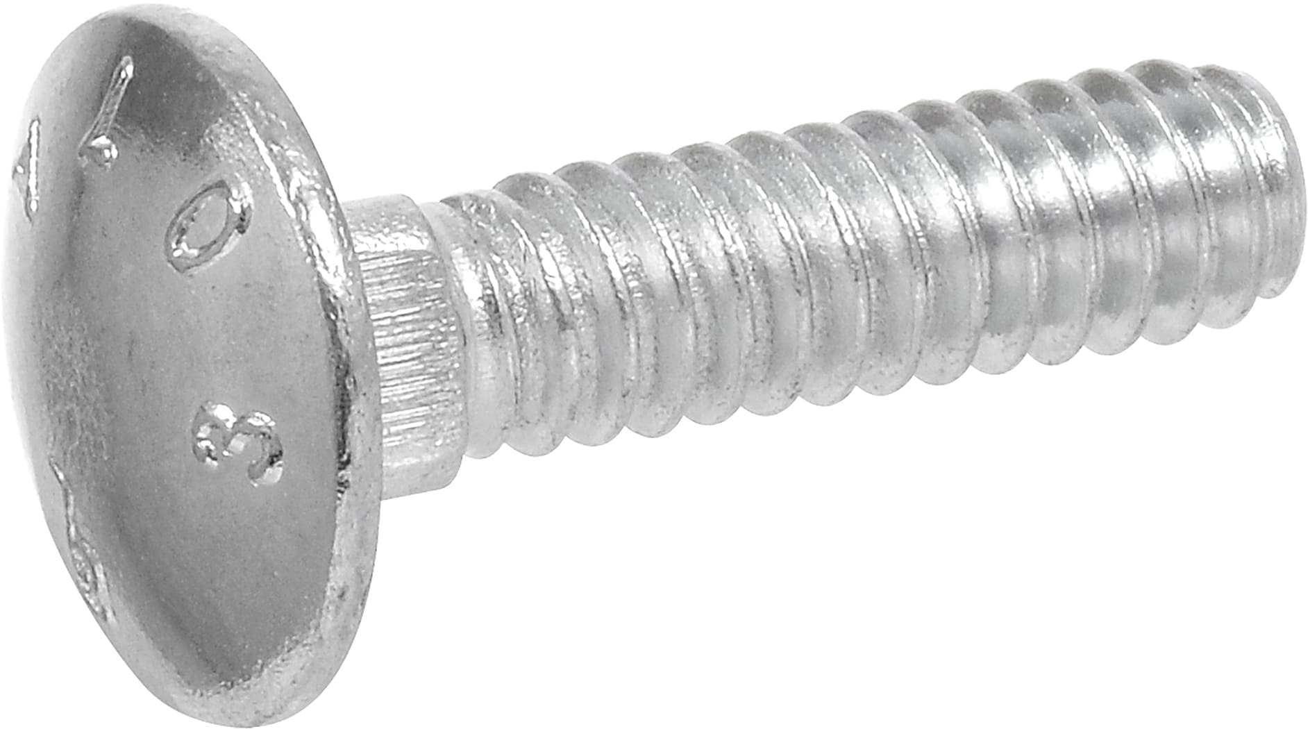 Hillman 1/4-in x 2-in Zinc-plated Coarse Thread Interior Carriage Bolt in  the Carriage Bolts department at