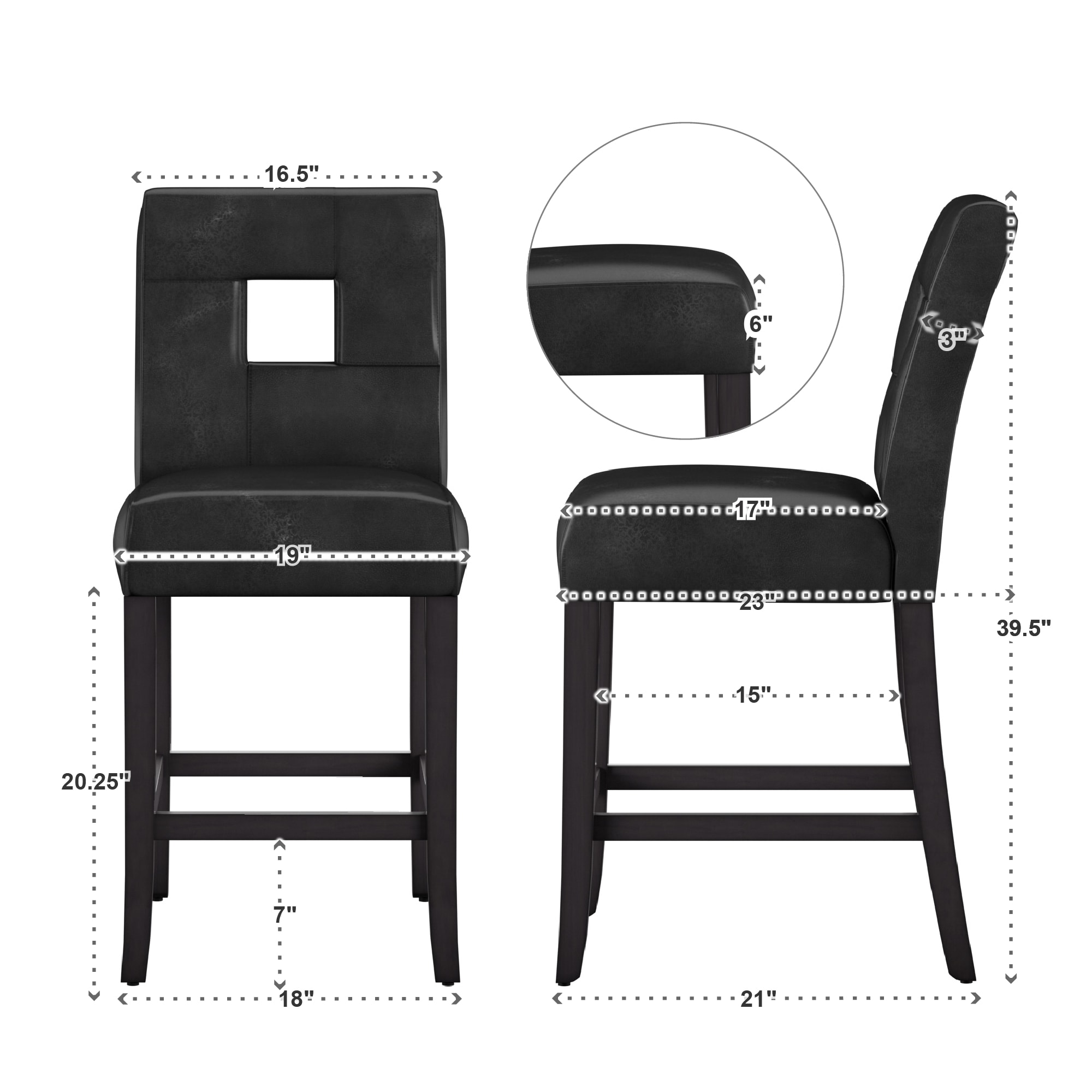 Home Sonata 553270-24S1BK2PC stools - View #8