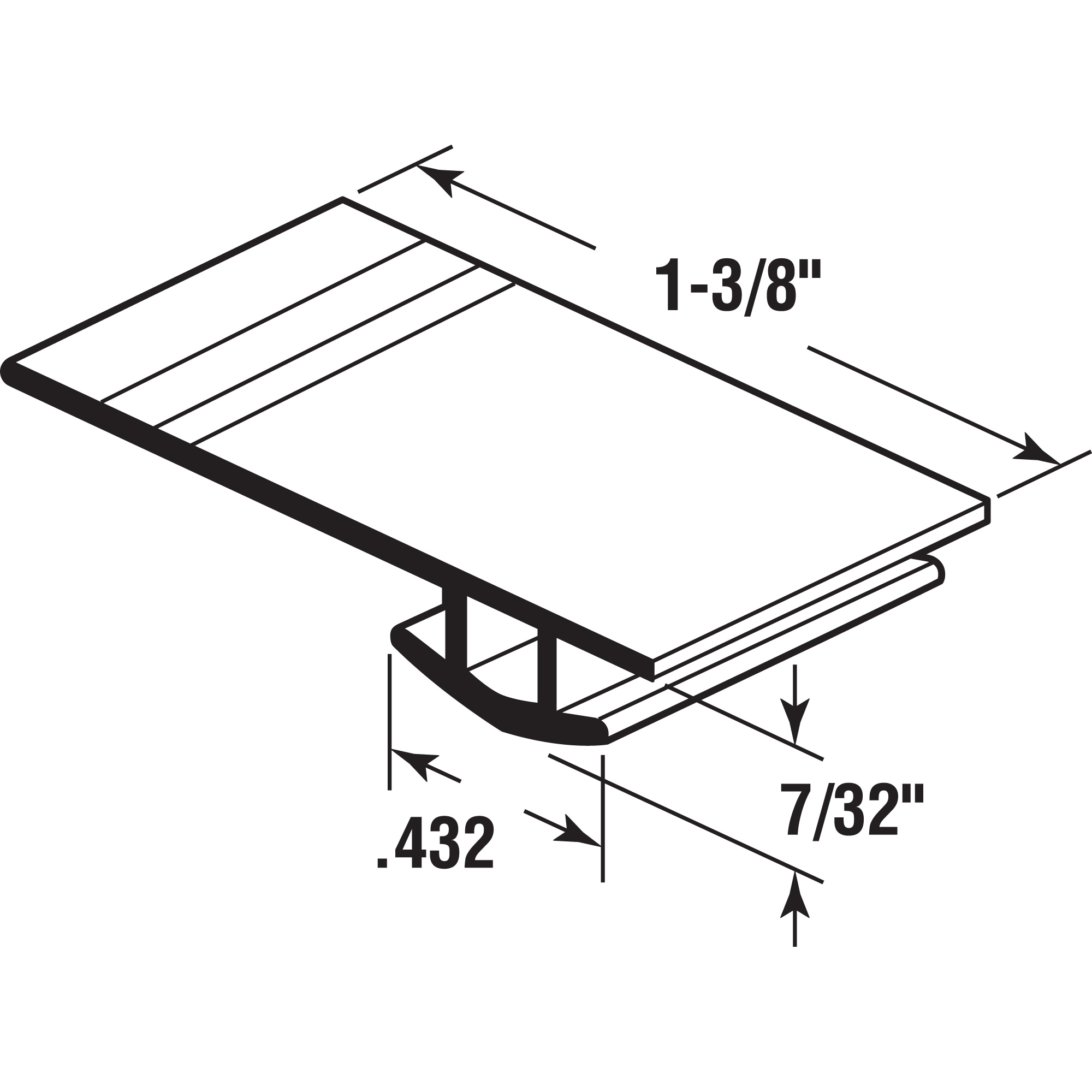 Prime-Line B 621 weatherstriping - View #2