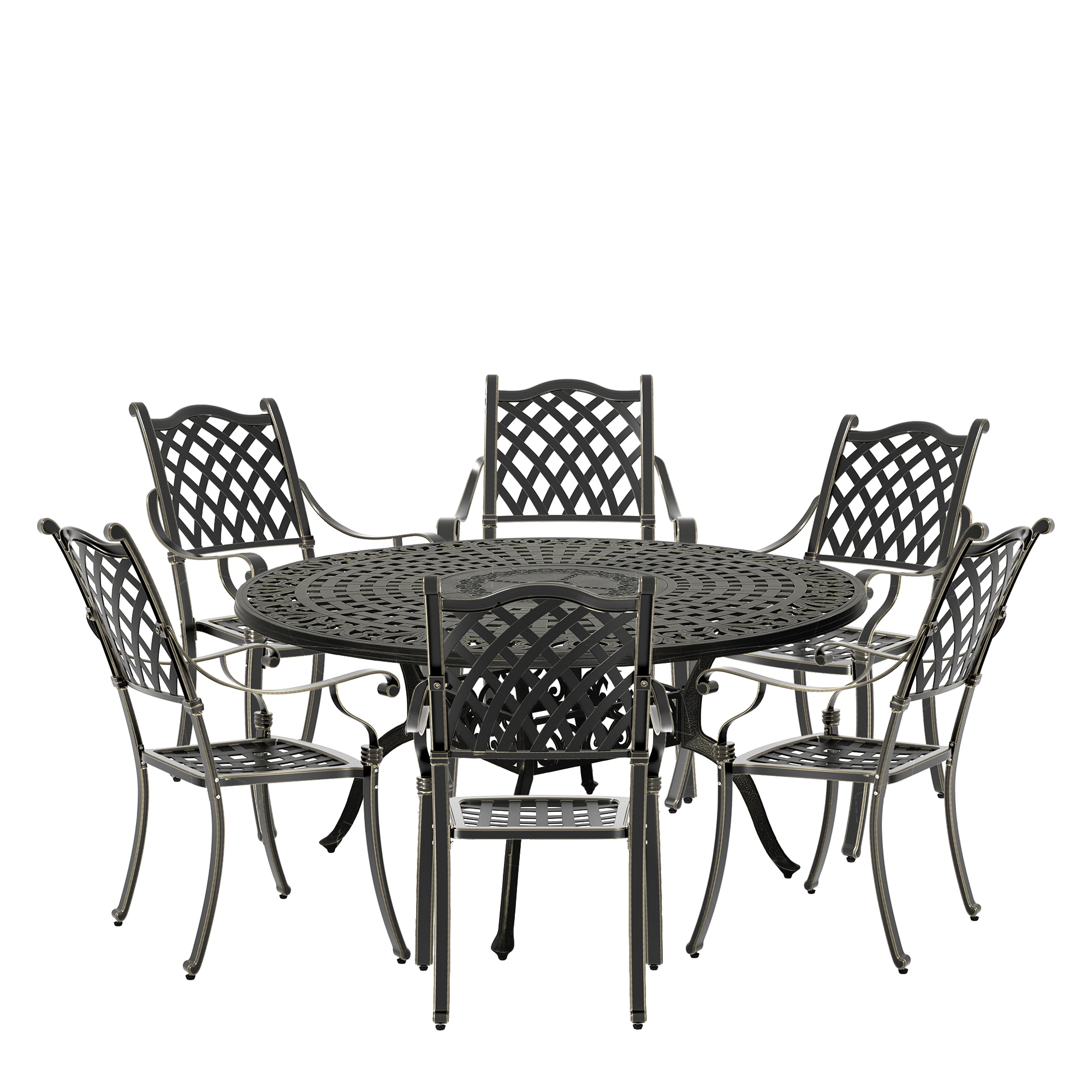 Cast Aluminium Patio Sets Patio Furniture Sets at