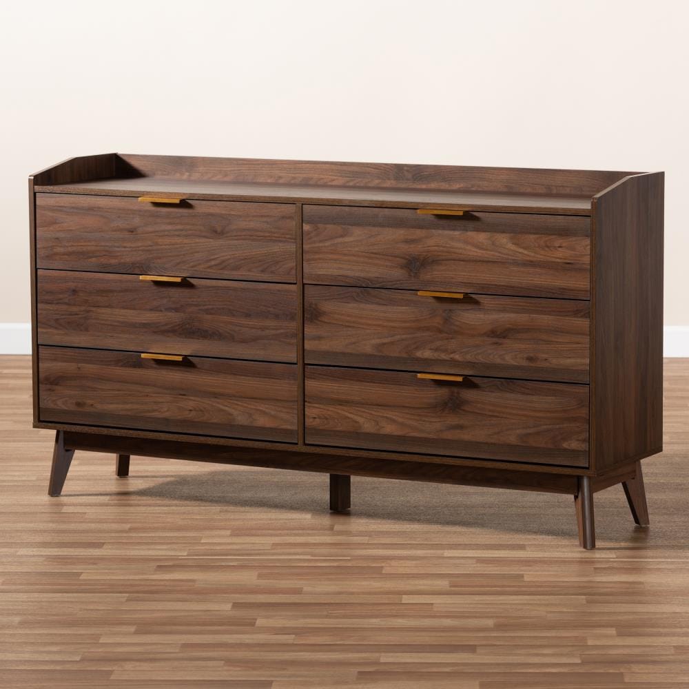 Baxton studio deals 6 drawer dresser