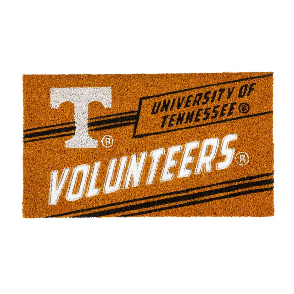 Team Sports America 2RMP955 Tennessee Volunteers 2-ft x 3-ft Multi Coir Rectangular Outdoor Decorative Sports Door mat