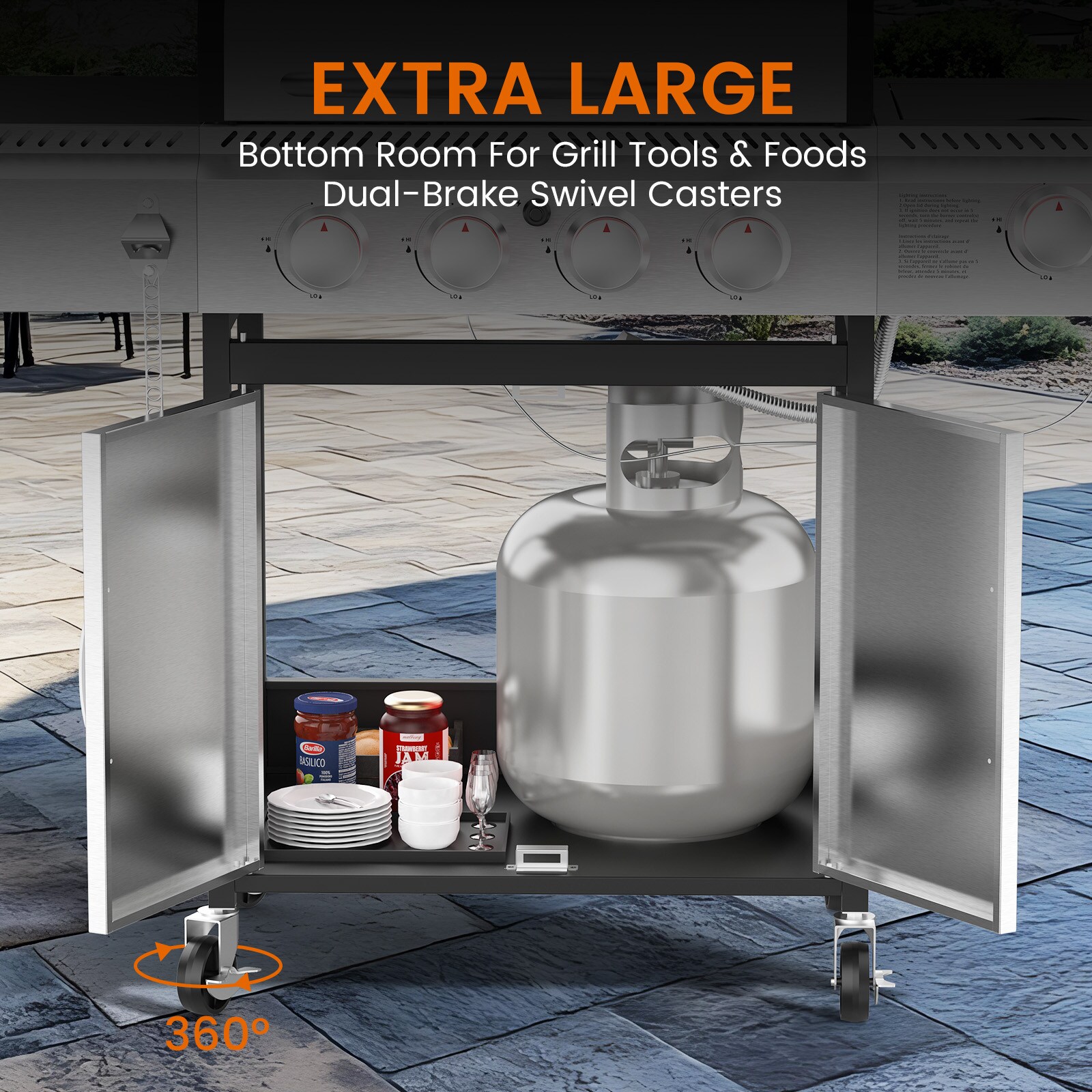 COWSAR LSG01GG41E Gas-Grill - View #7