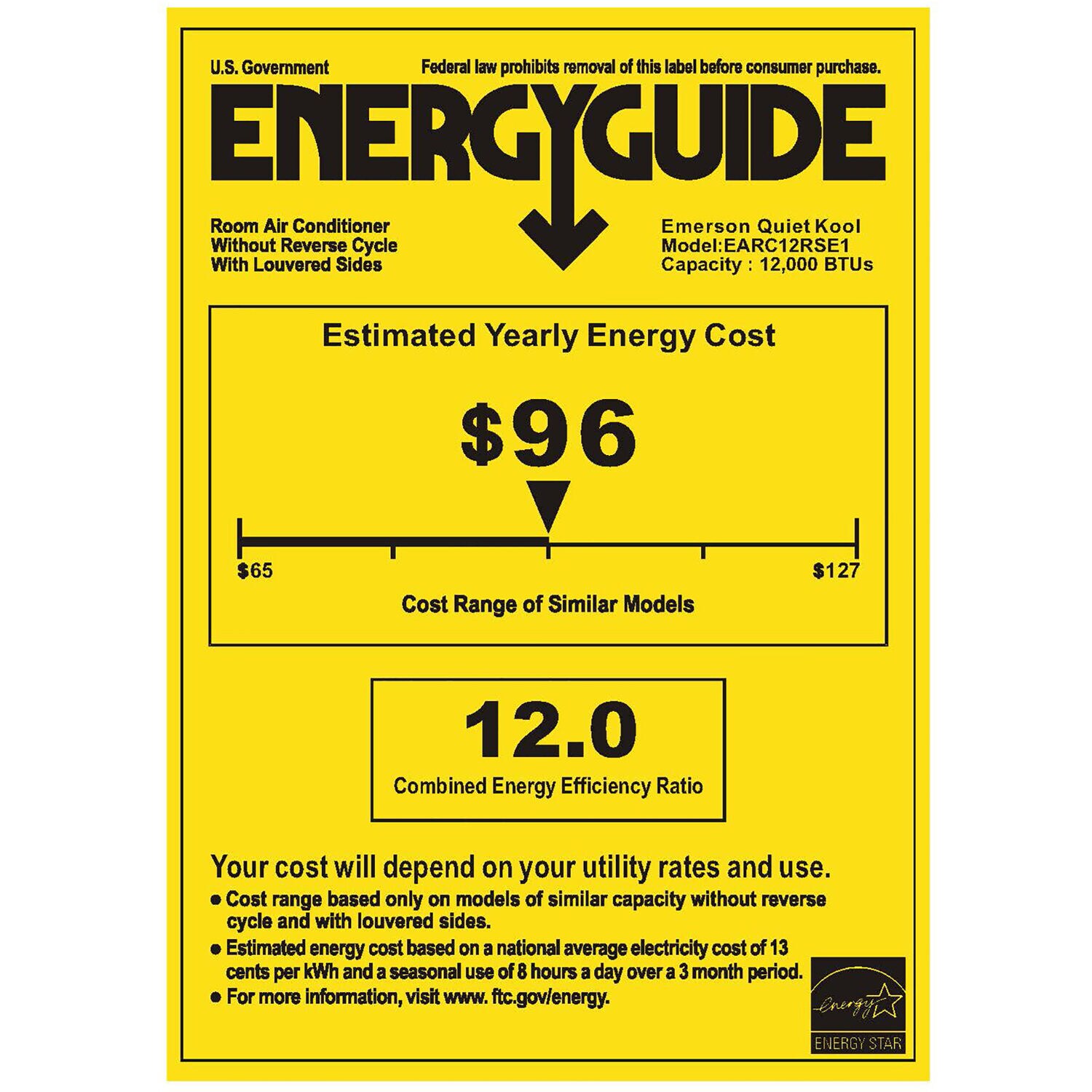 Emerson Quiet Kool EARC12RSE1 Window-Air-Conditioners - View #10