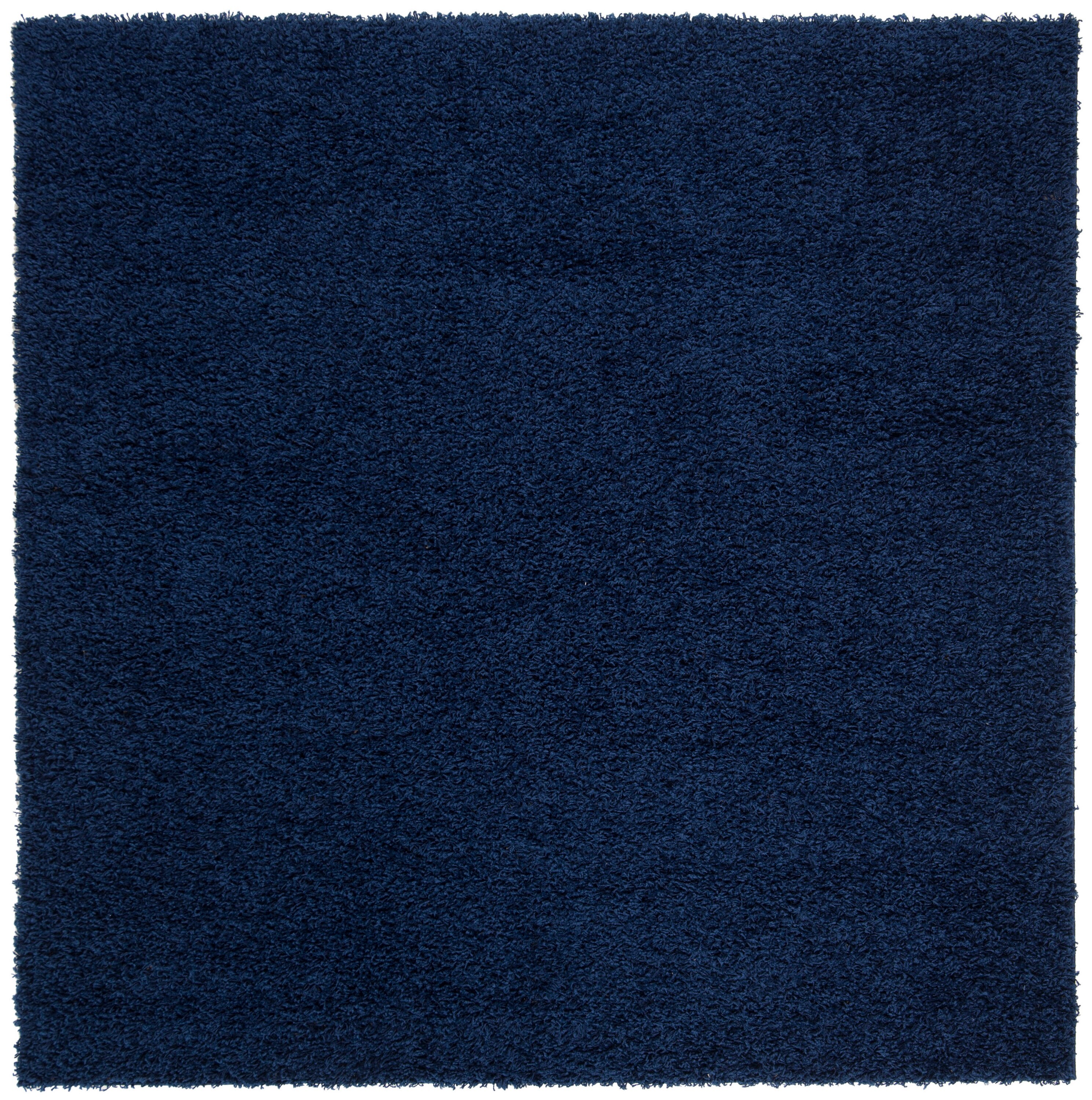 Safavieh 7 x 7 Navy Square Indoor Solid Area Rug at Lowes.com