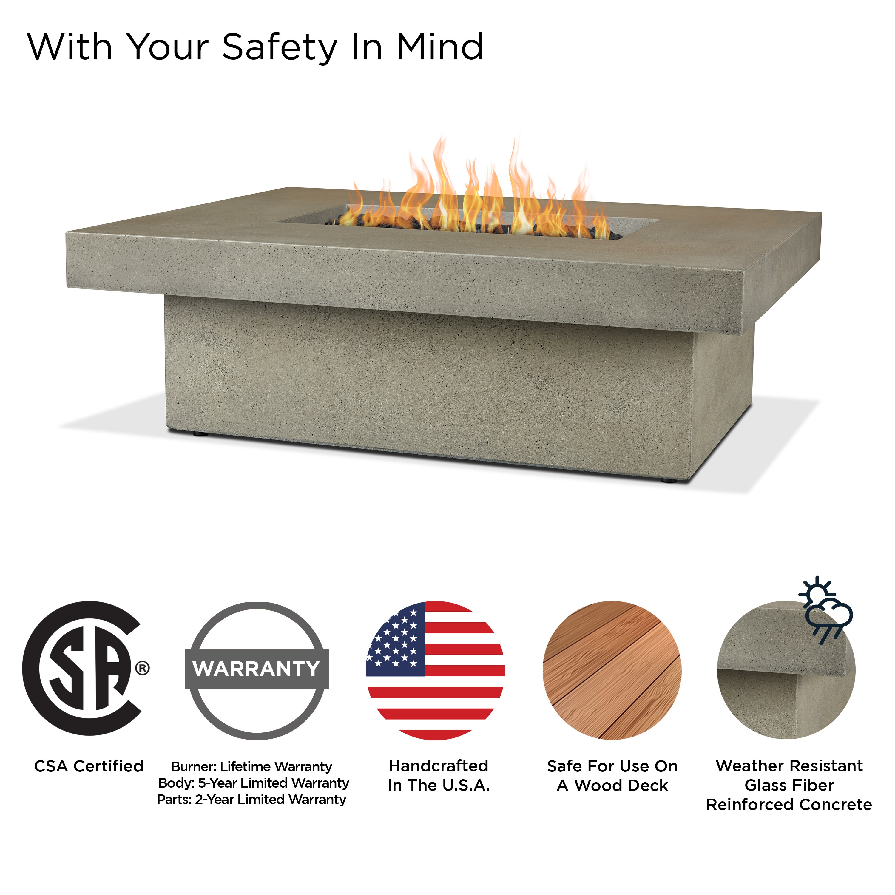Jensen Co. 1586LP-DUNE Outdoor-Gas-Firepits - View #11