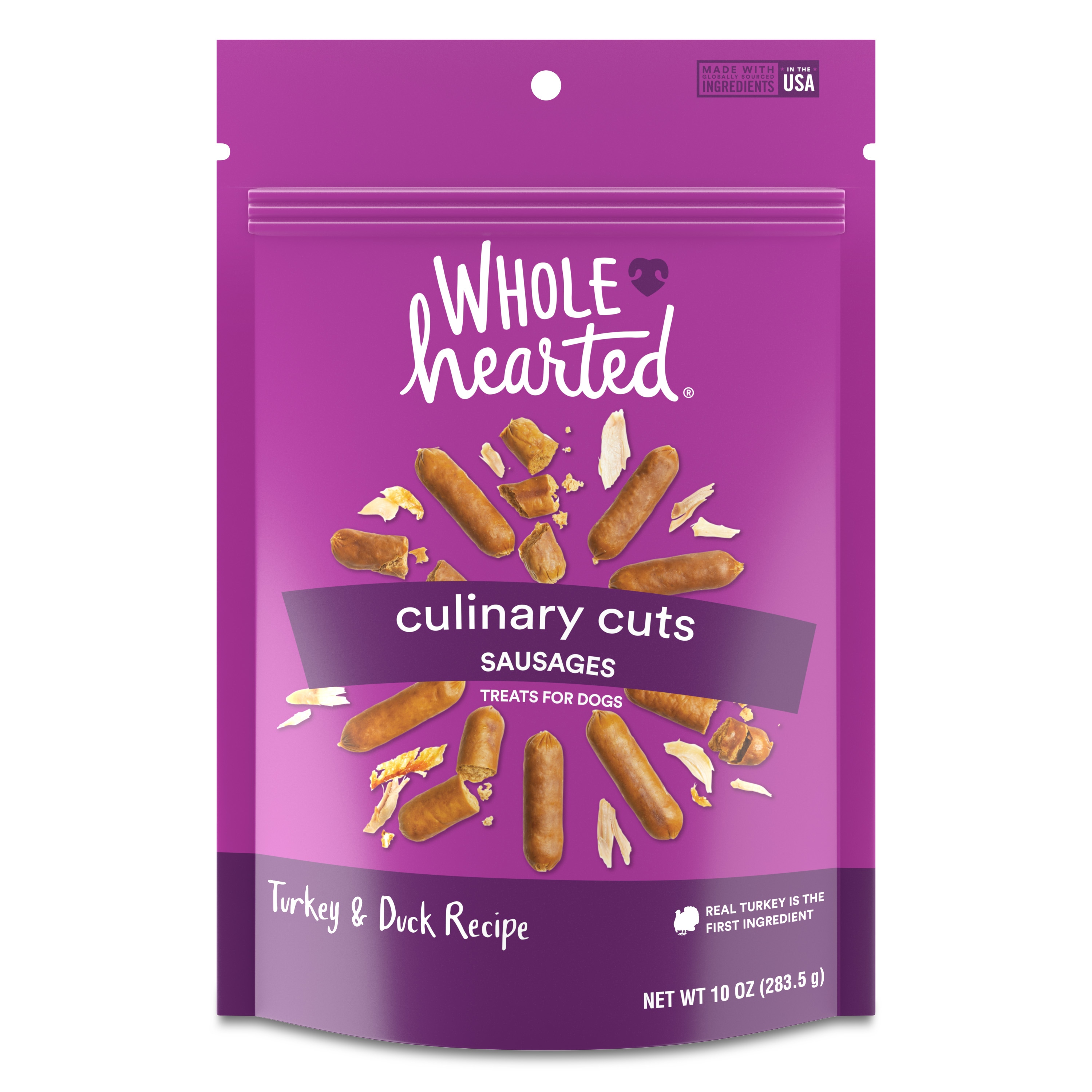 WholeHearted 3749535 Snacks for Dog Turkey Duck Flavor 10 Ounce(s)