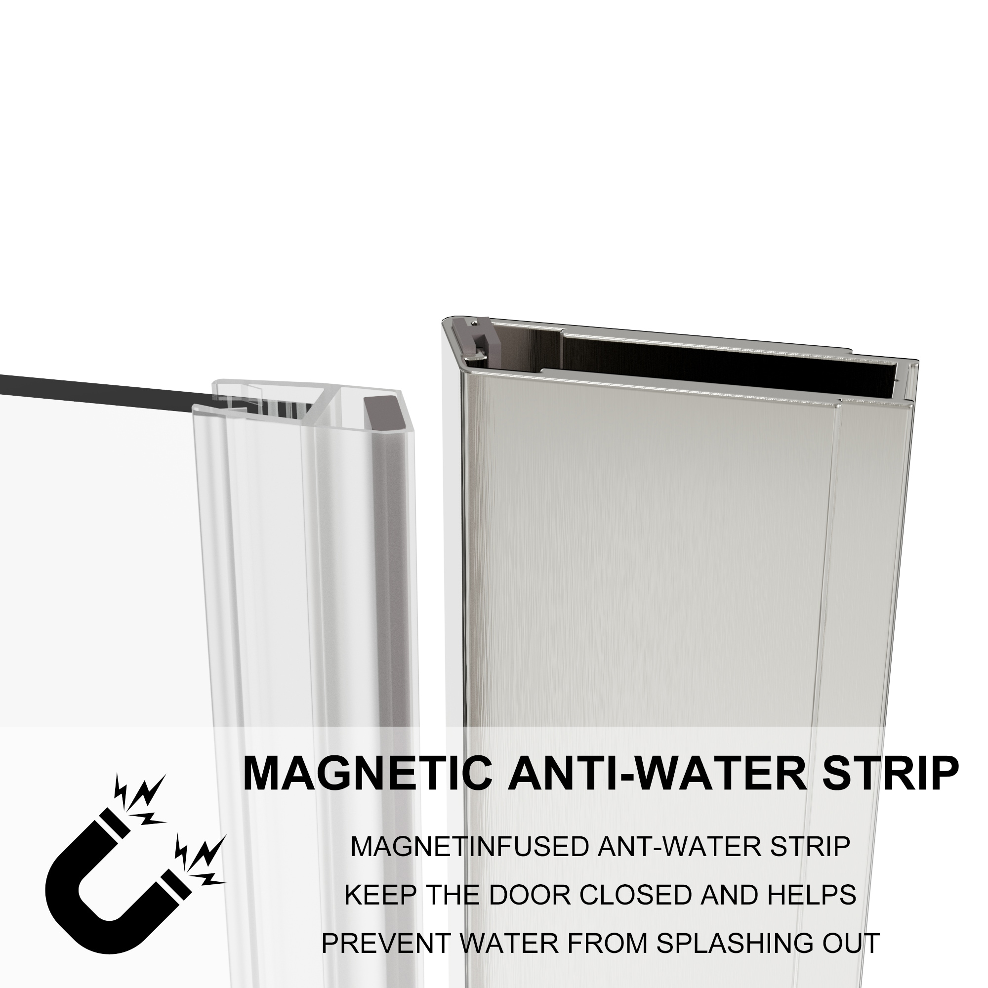 WELLFOR DTG-BAS111MB Shower-Doors - View #6