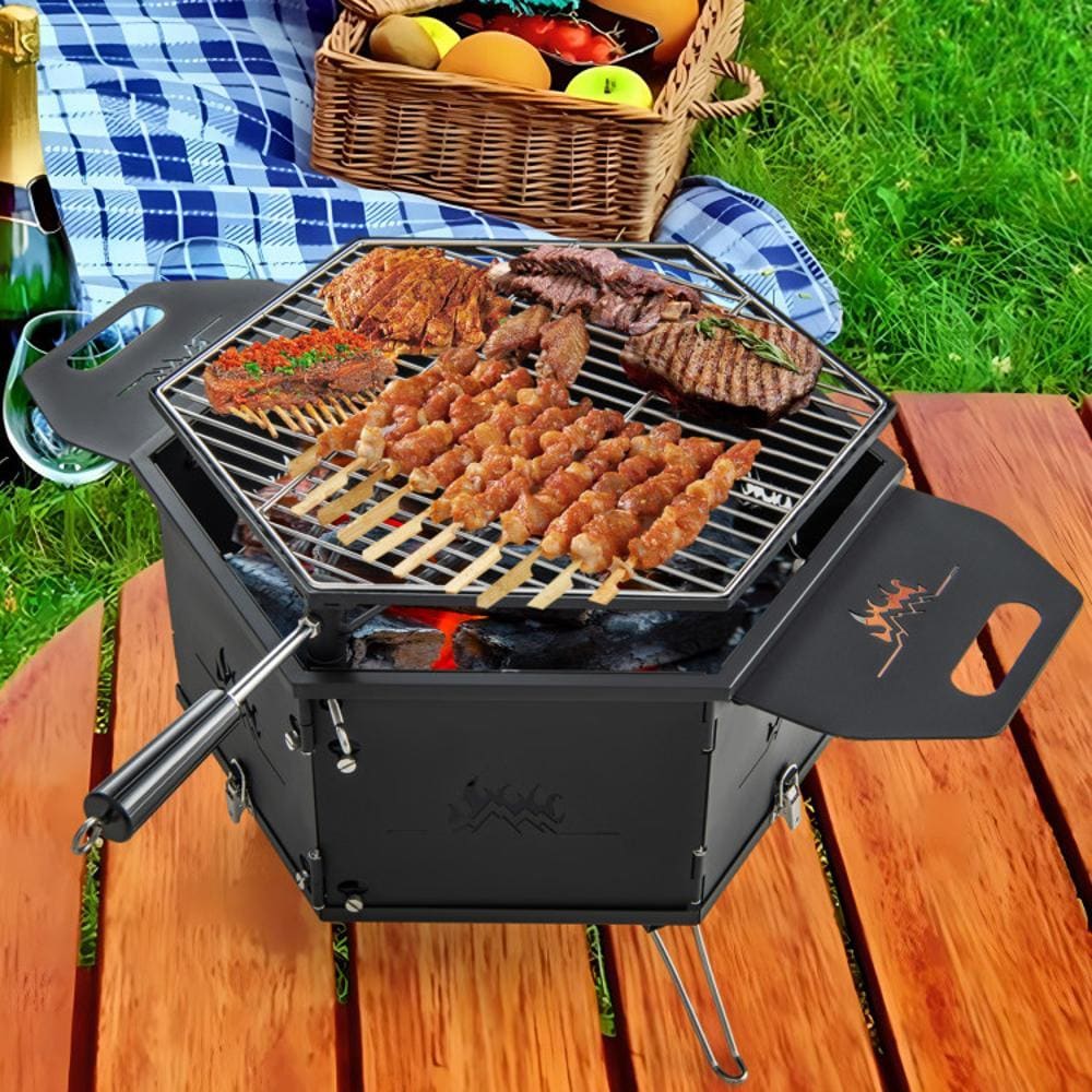 BABOOM 100 Sq in Black Portable Wood Pellet Grill BOM NP11459 CO at Lowes