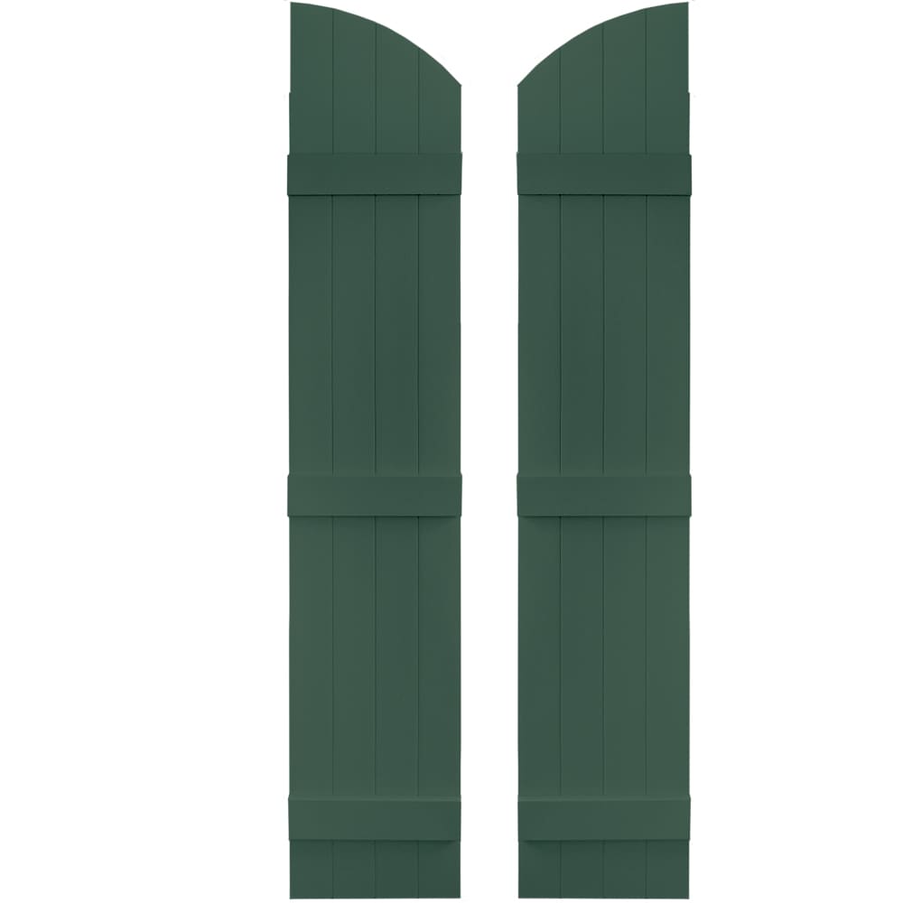Vantage V5931469028 13.875-in W x 69-in H Forest Green Board and batten Exterior Shutters ( 1 -Pack )