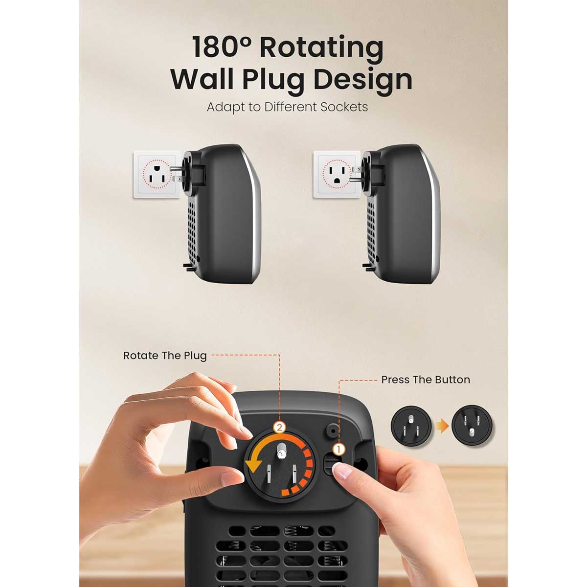 Aoibox LAB1124H30 Portable-Electric-Heat - View #5