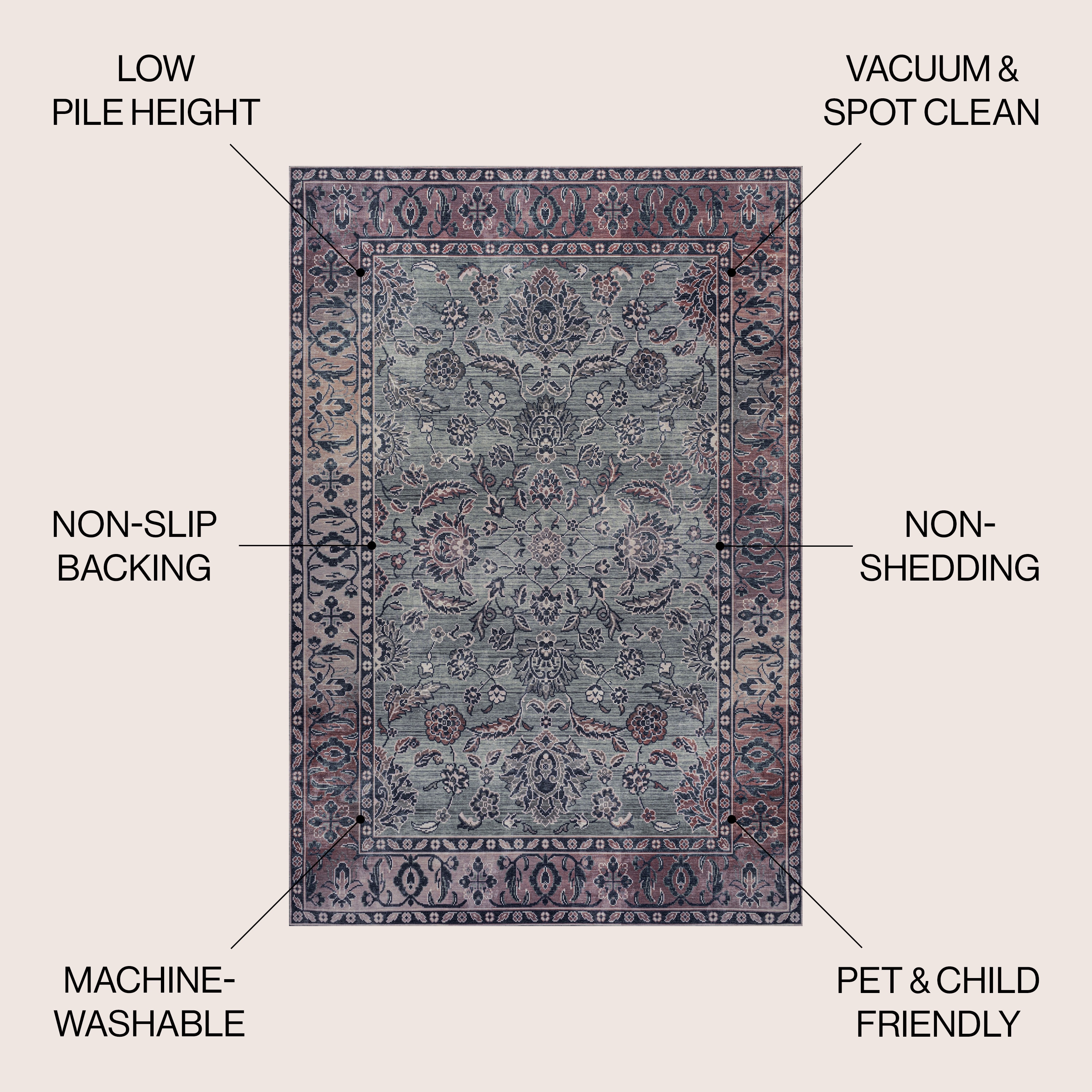 JONATHAN  Y WSH106B-8 rugs - View #2