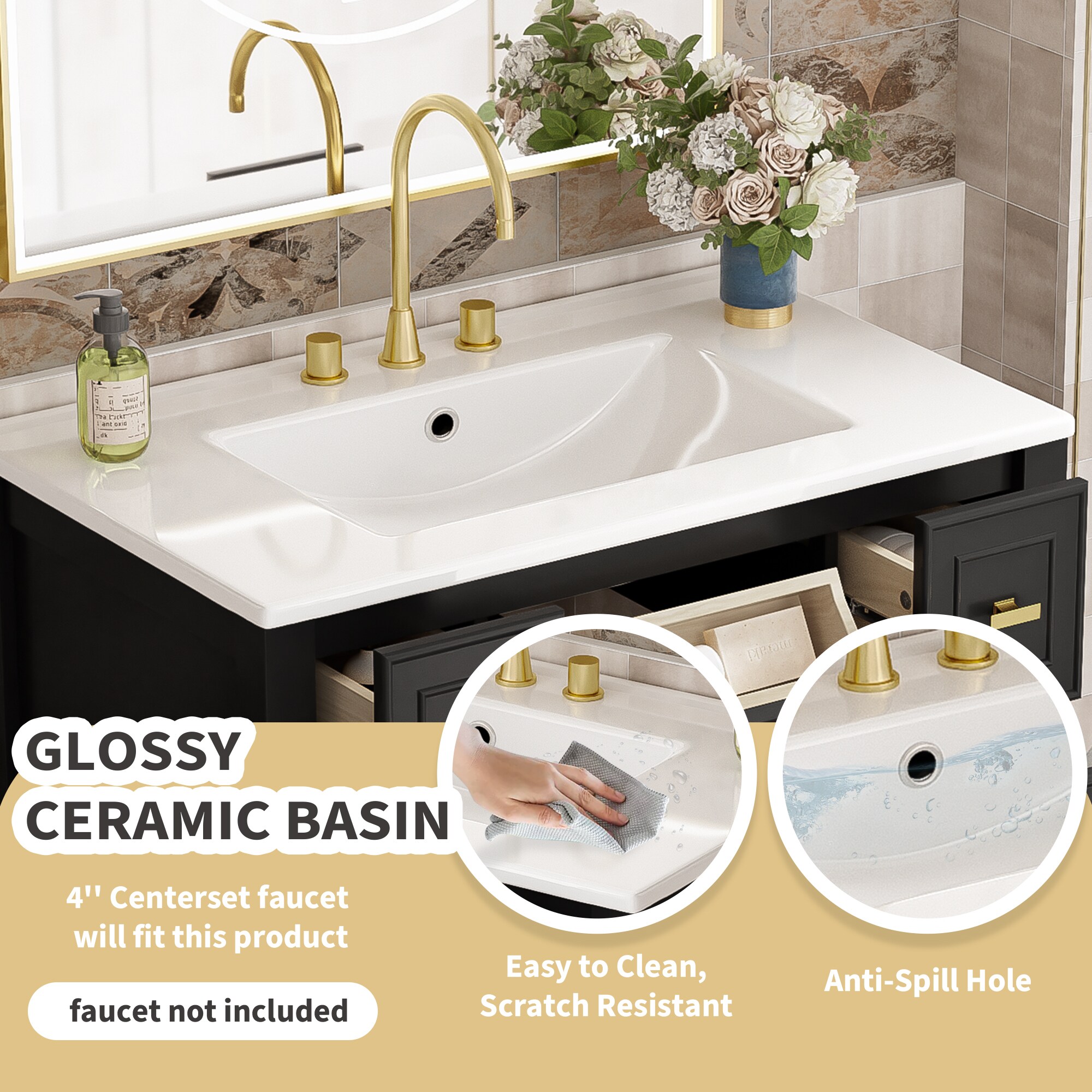 Iseryn YSG488BP247 Bath-Vanity-Combo - View #13