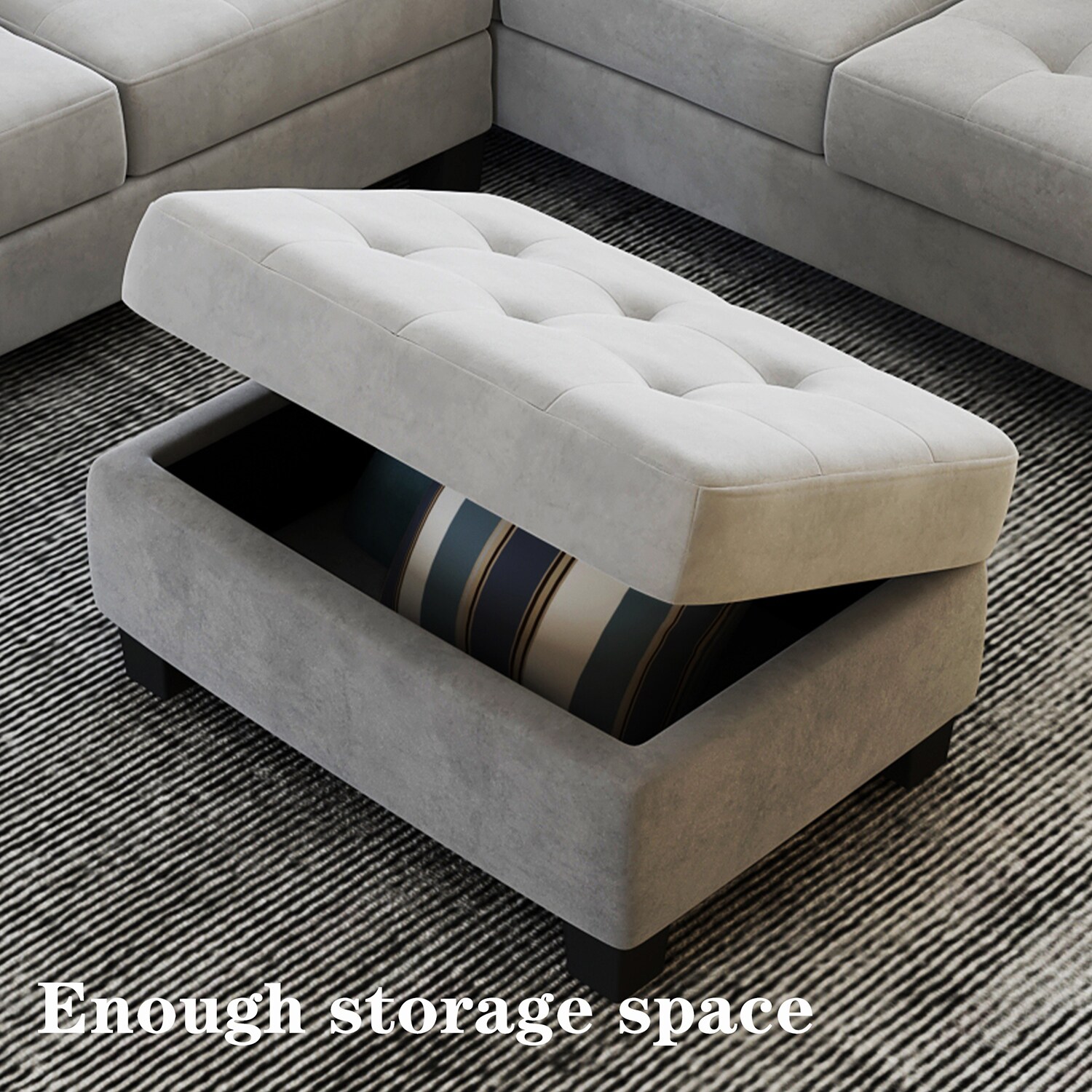 SINOFURN SYA370099GY Sofas-Loveseats - View #6