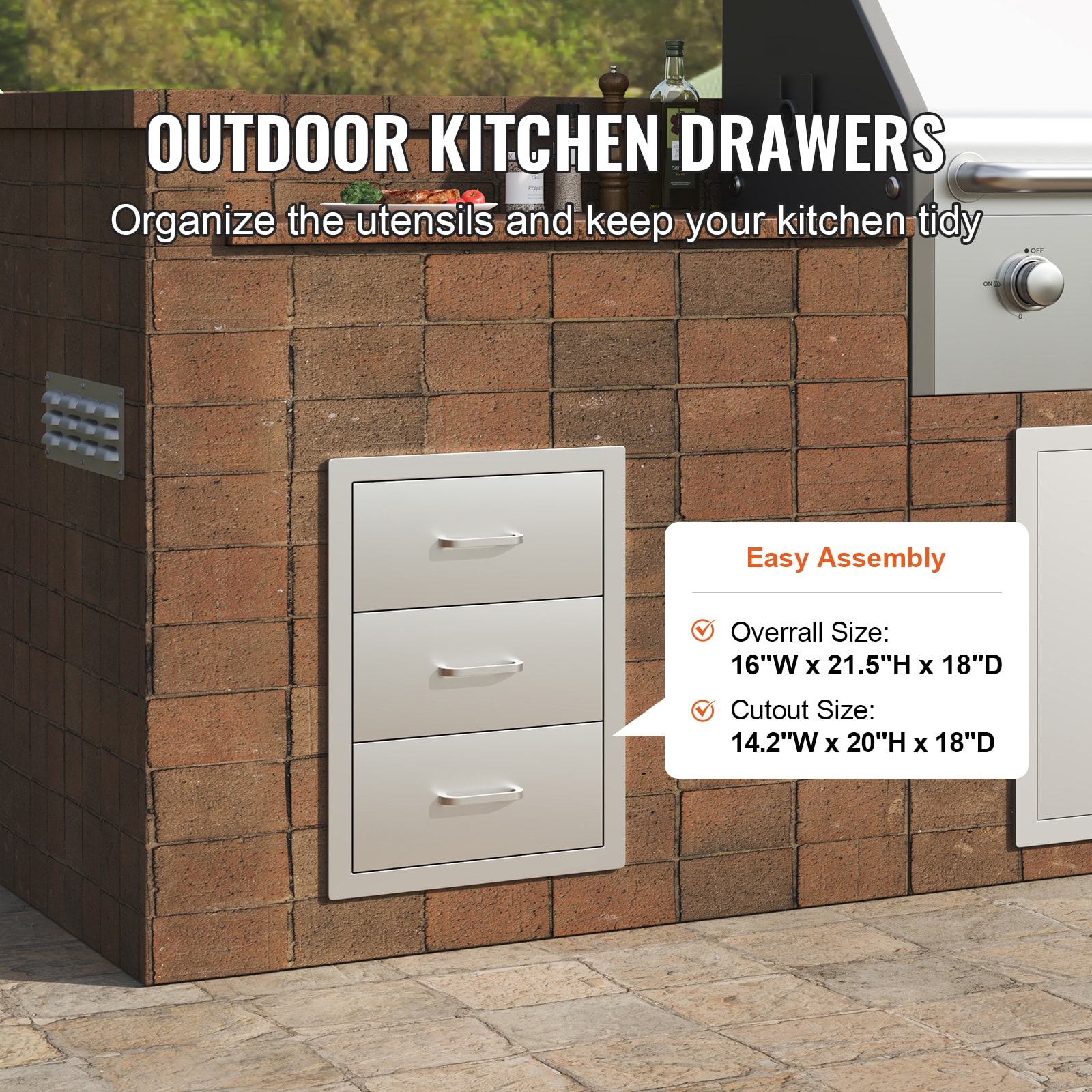 VEVOR SCCTG16X22.300013V0 Modular-Outdoor-Kitchens - View #2