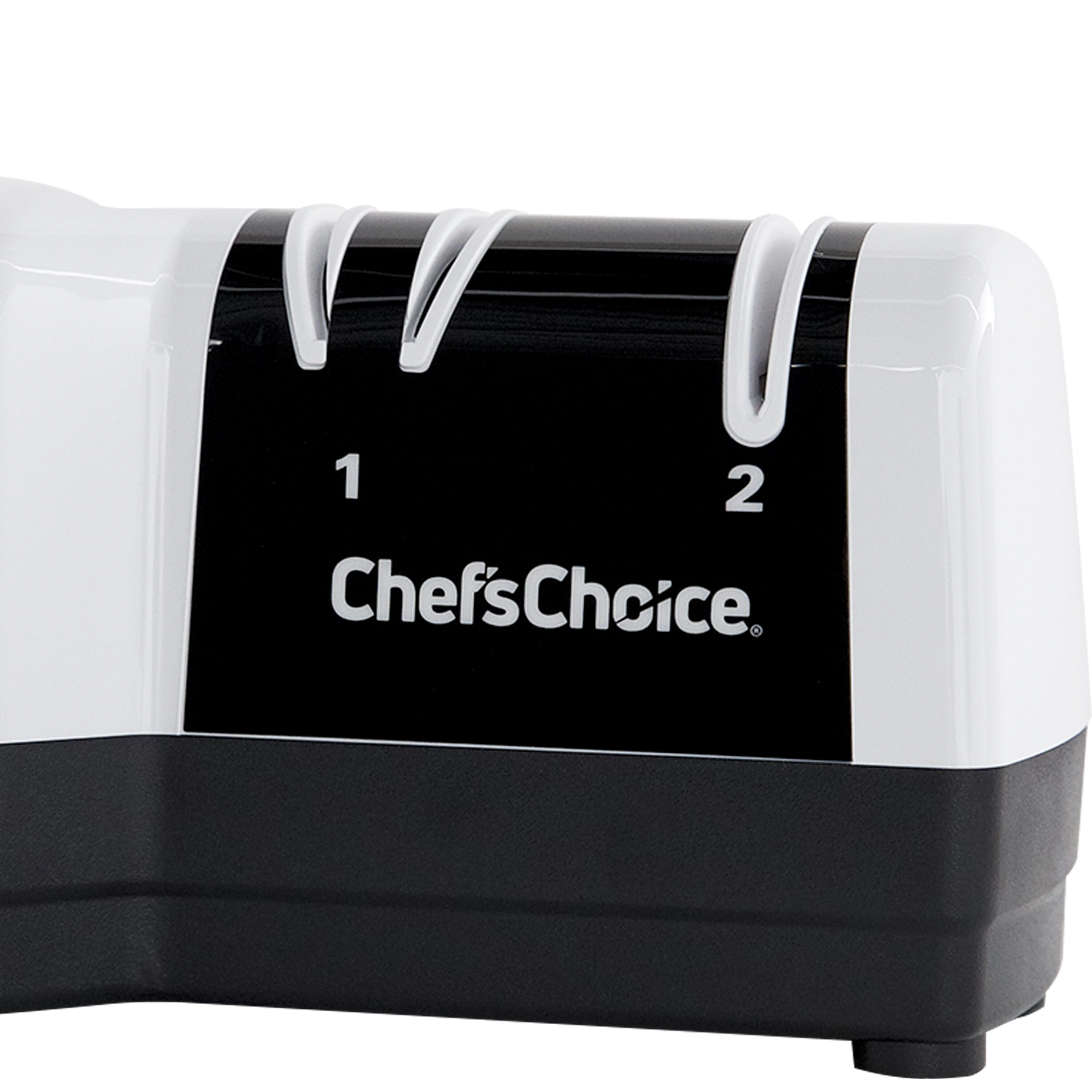 Easily apply razor-sharp edges with advanced Hybrid® technology from Chef'sChoice®.  This new and efficient Hybrid® 220 sharpener combines electric and manual  CrissCross® advanced sharpening technology for an extremely sharp,  burr-free edge with