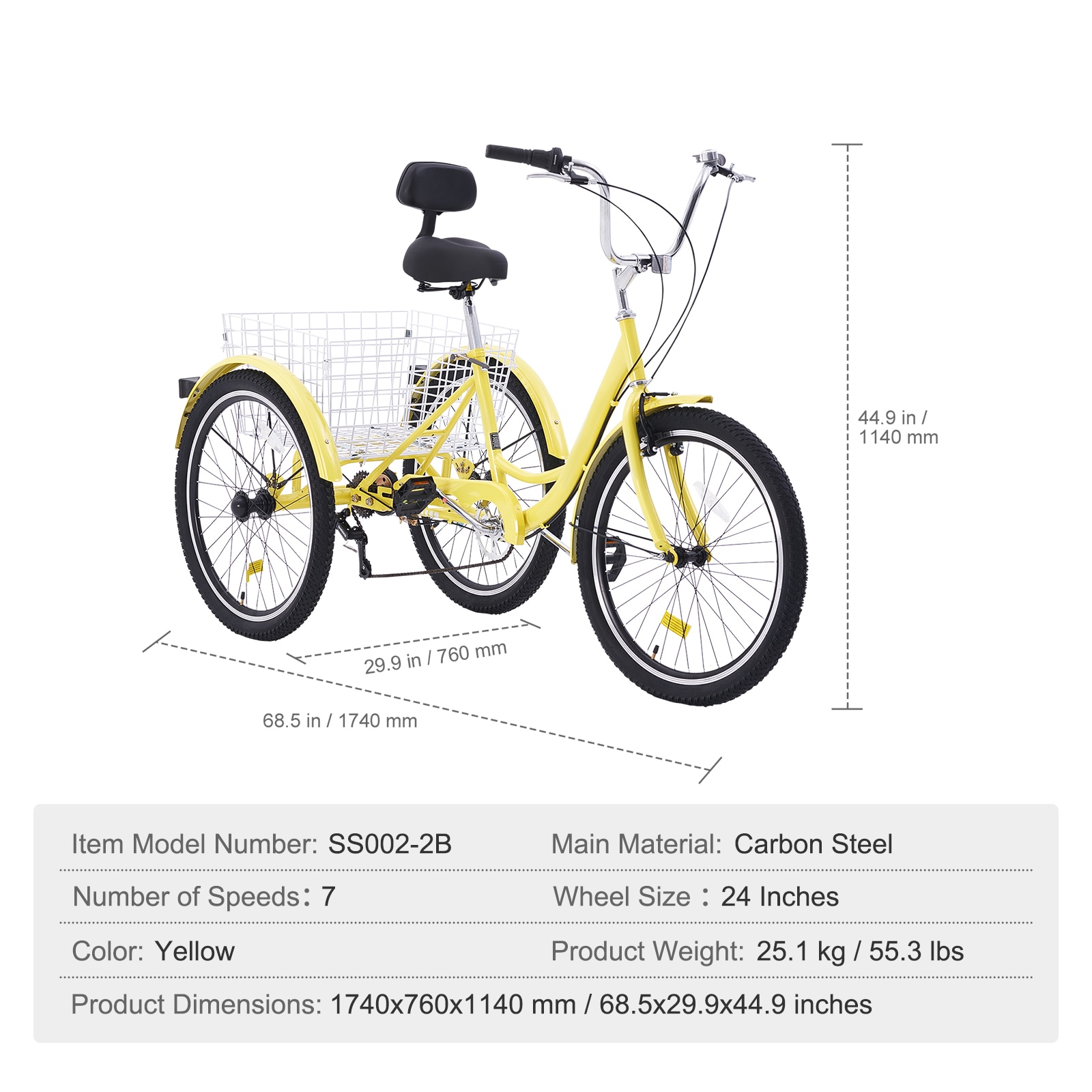 VEVOR FZDKRLSLCTG2ZBUQ8V0 bikes - View #10