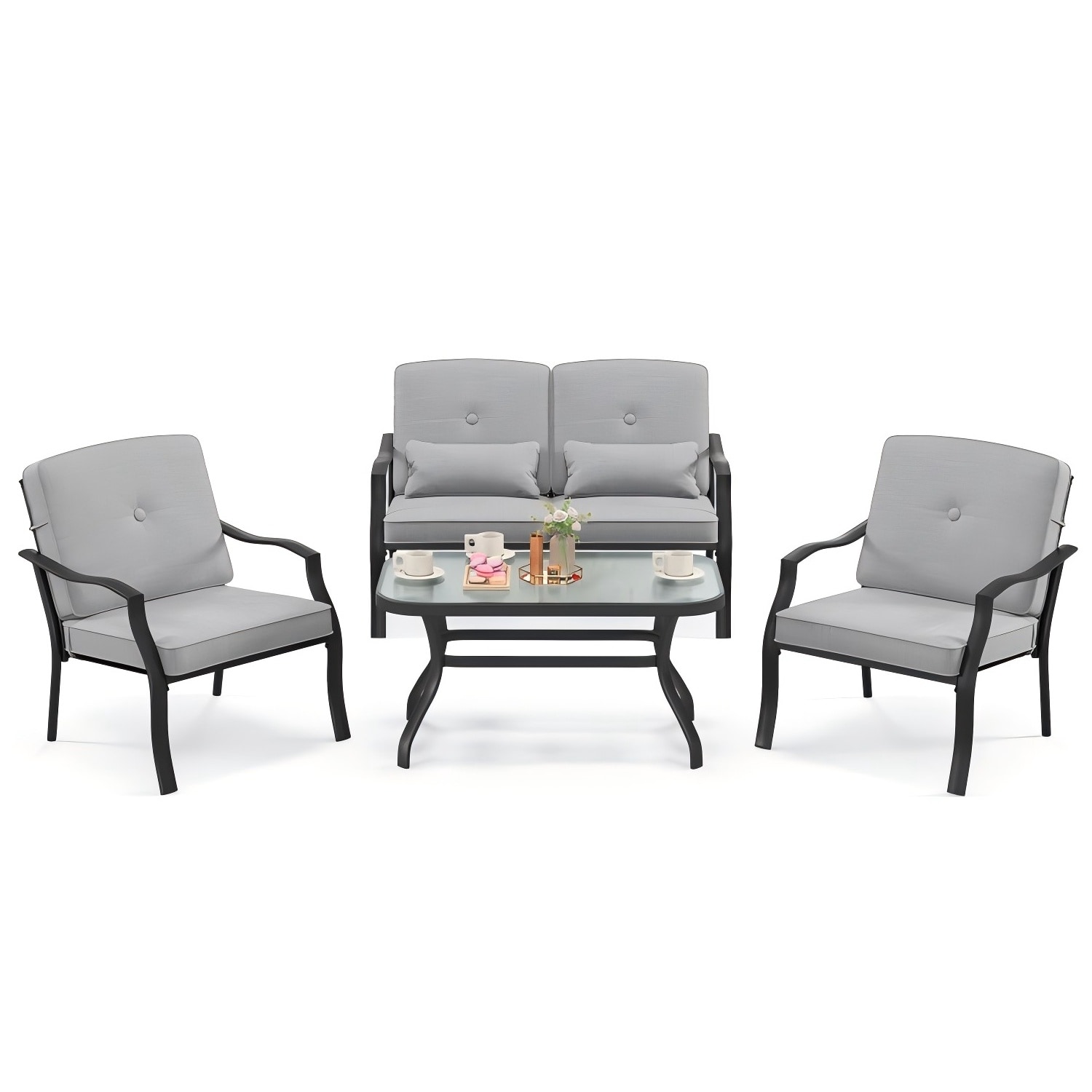 Forclover HBV-926GR Patio-Conversation-Sets - View #9
