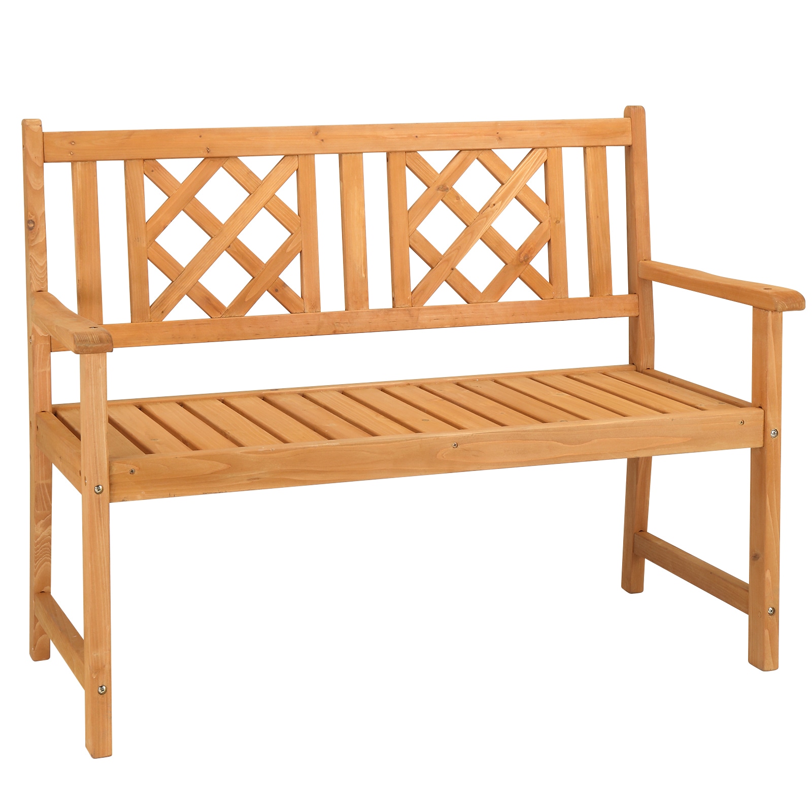 Winado LO1G56000490 46.5-Inches W x 35.5-Inches H Wooden Garden Bench