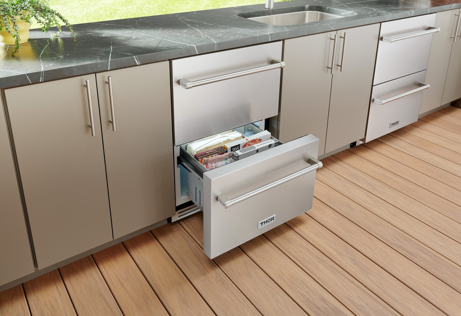 KUDF204KPA by KitchenAid - 24 Panel-Ready Undercounter Double-Drawer  Refrigerator/Freezer