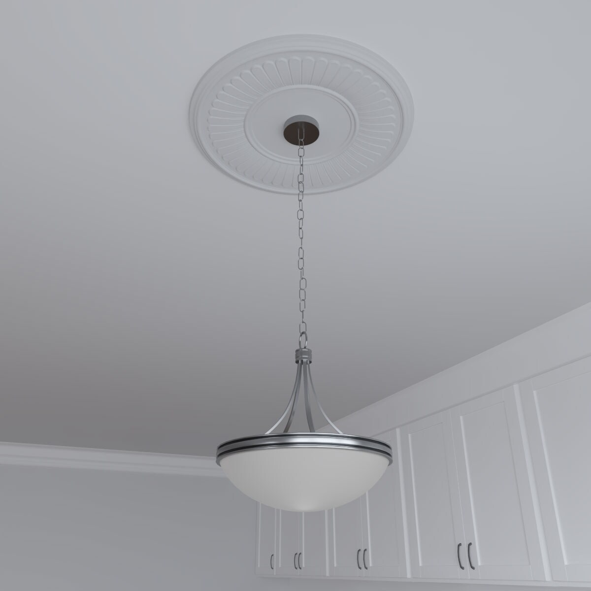 Ekena Millwork CMP22BEGBW Ceiling-Medallions - View #8