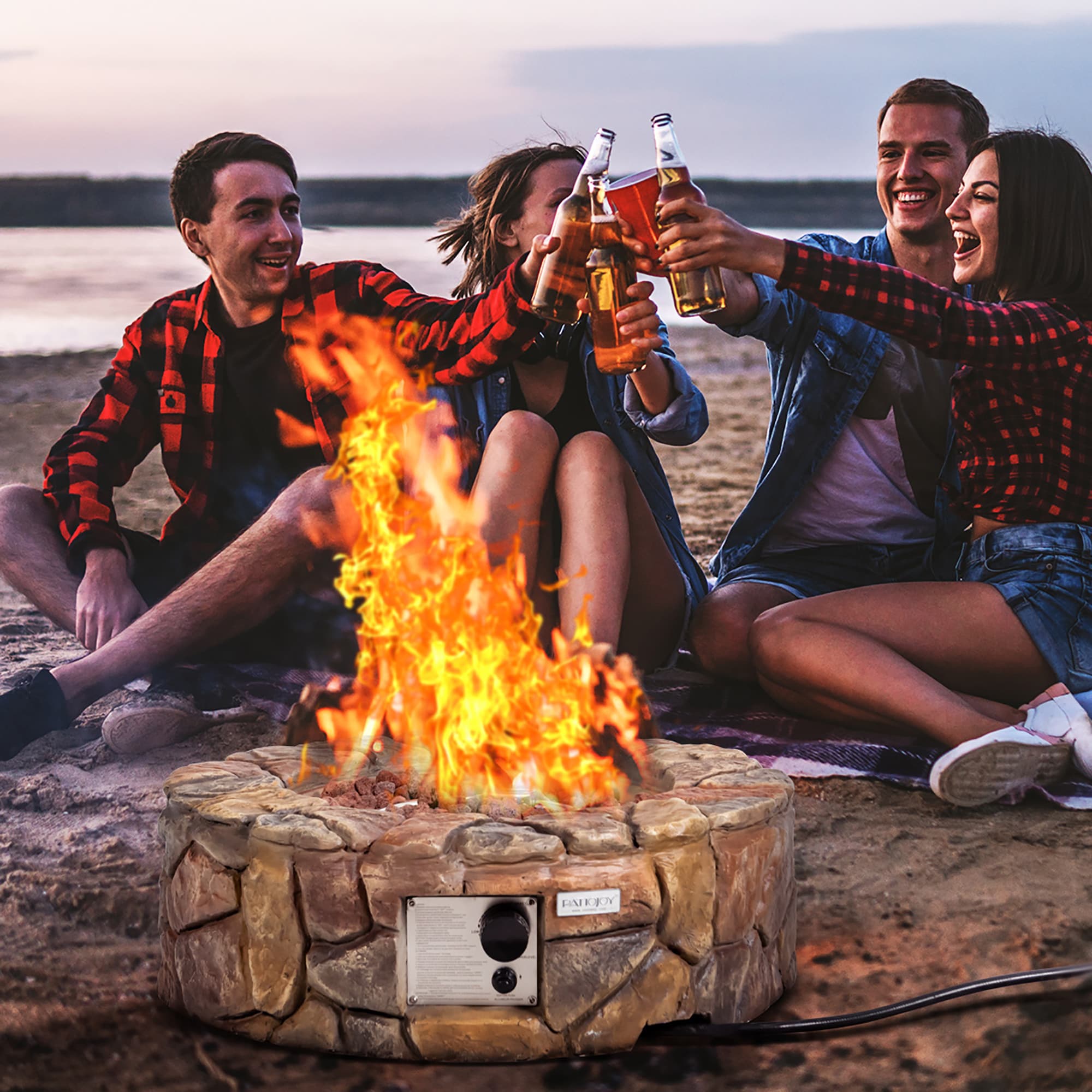 Costway OP3610CF Outdoor-Woodburning-Firepits - View #9