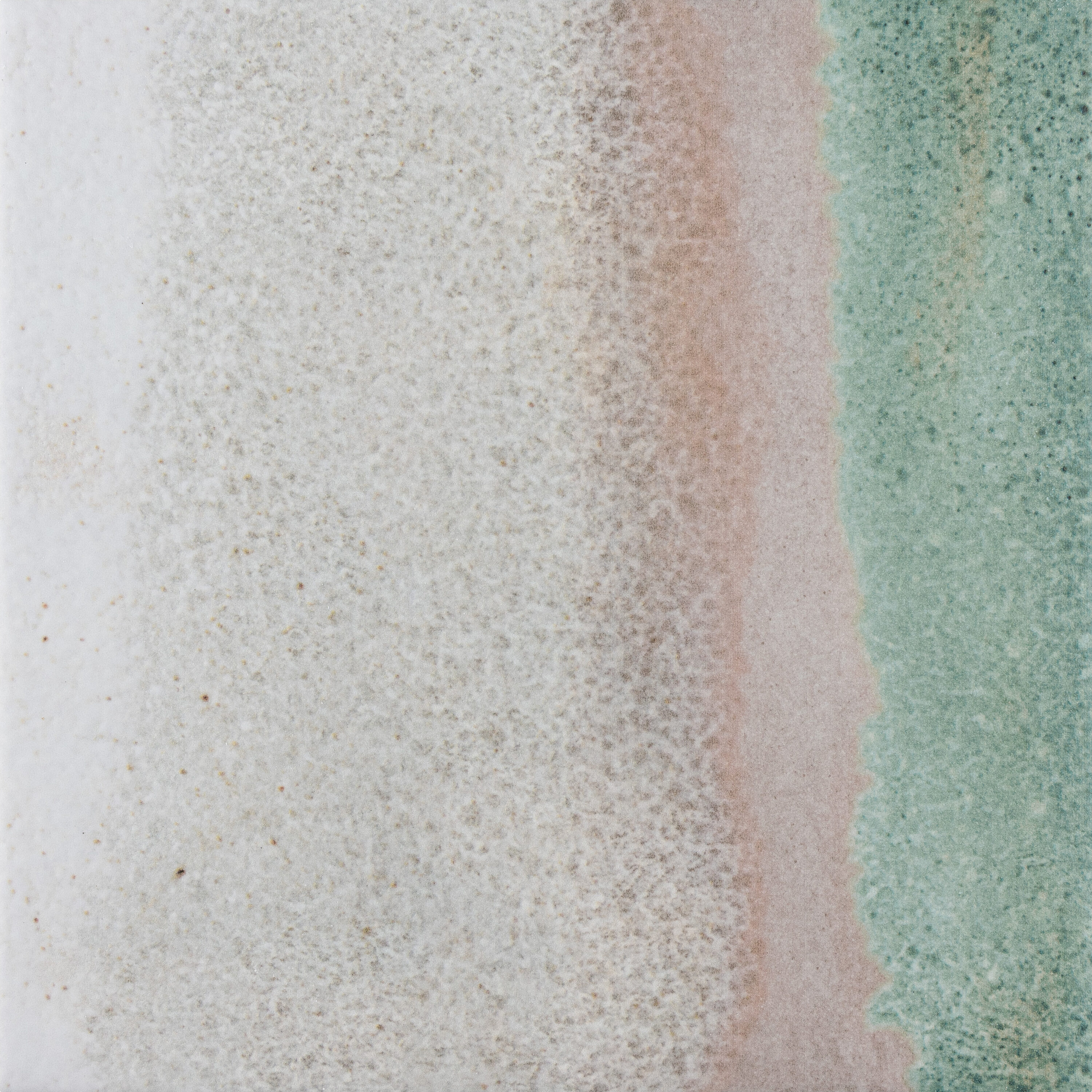 Coastal Breeze 6" x 6" Porcelain Stone Look Tile in Taupe/Green