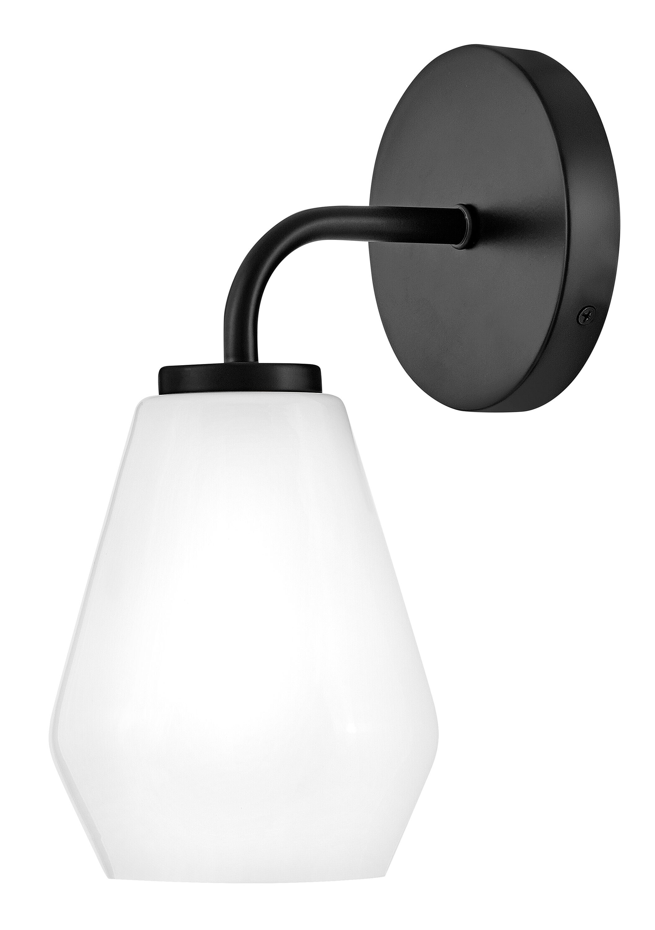 Lark 85500BK Gio 5.25-in 1 -Light Satin Black Transitional Vanity light