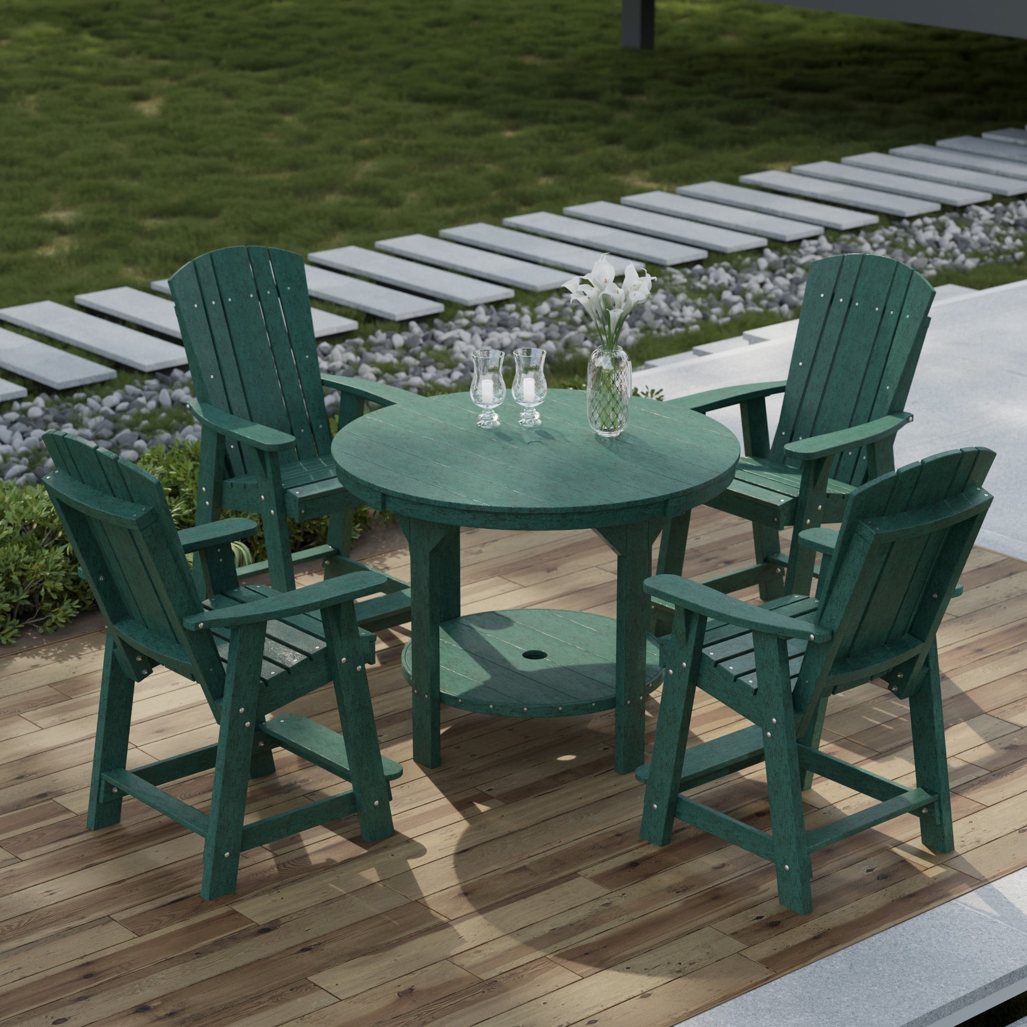 Wildridge LCC-180-TG Patio-Dining-Sets - View #3