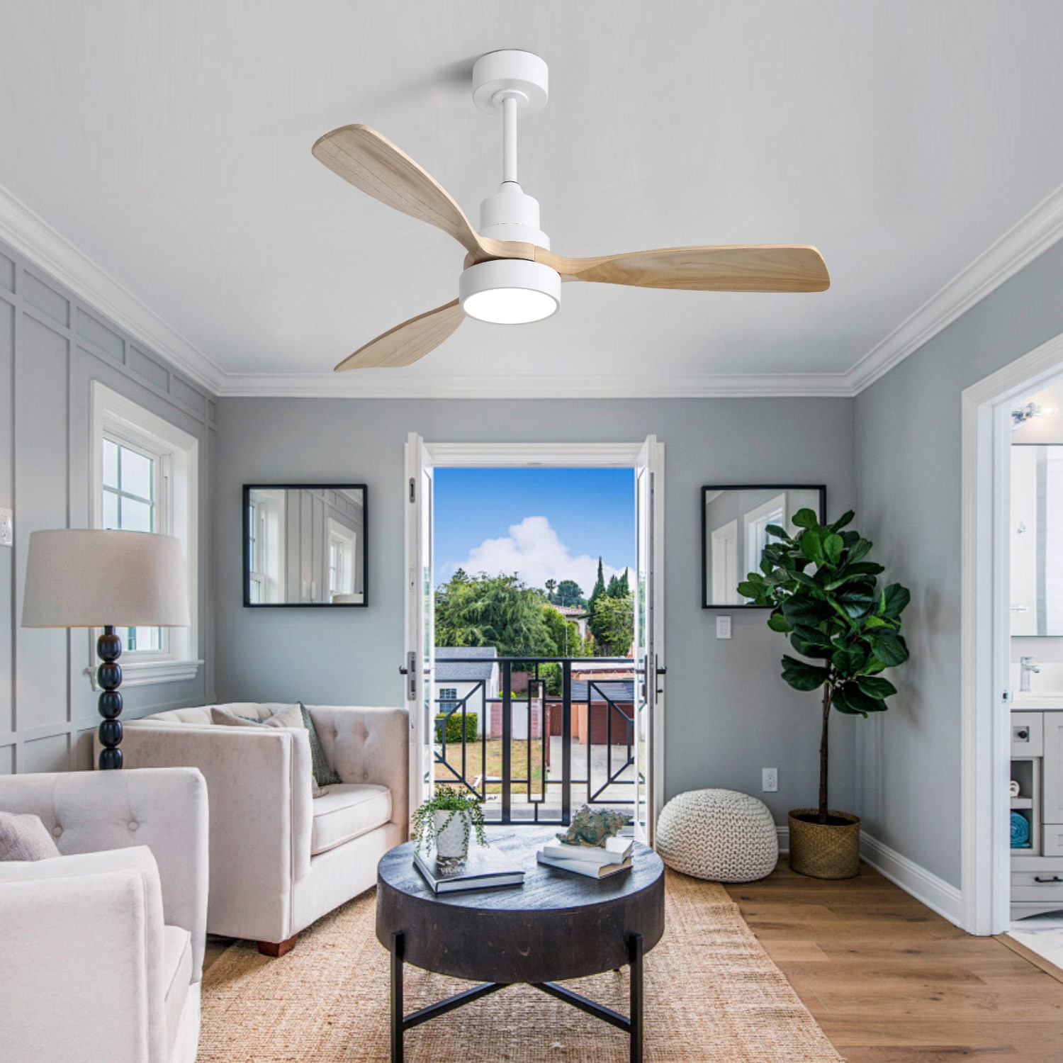 Sofucor LS-48K006-WH-YM-50 Ceiling-Fans - View #4