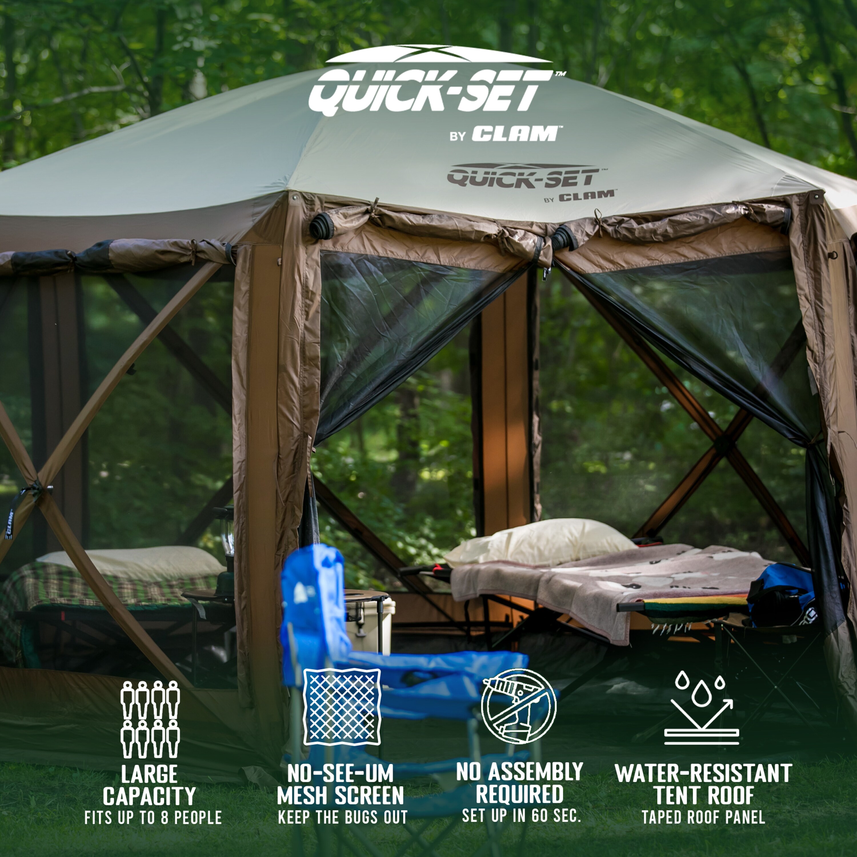 Clam Outdoors 149354 tents - View #3