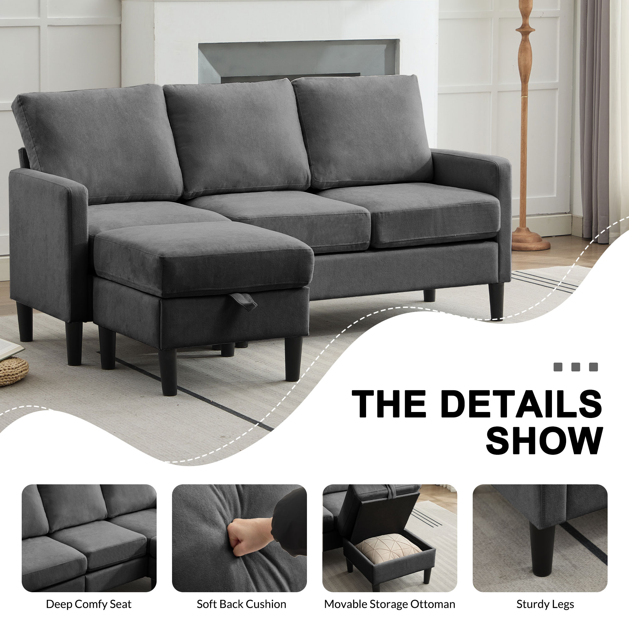 JEAREY SRJY-SH Sofas-Loveseats - View #10