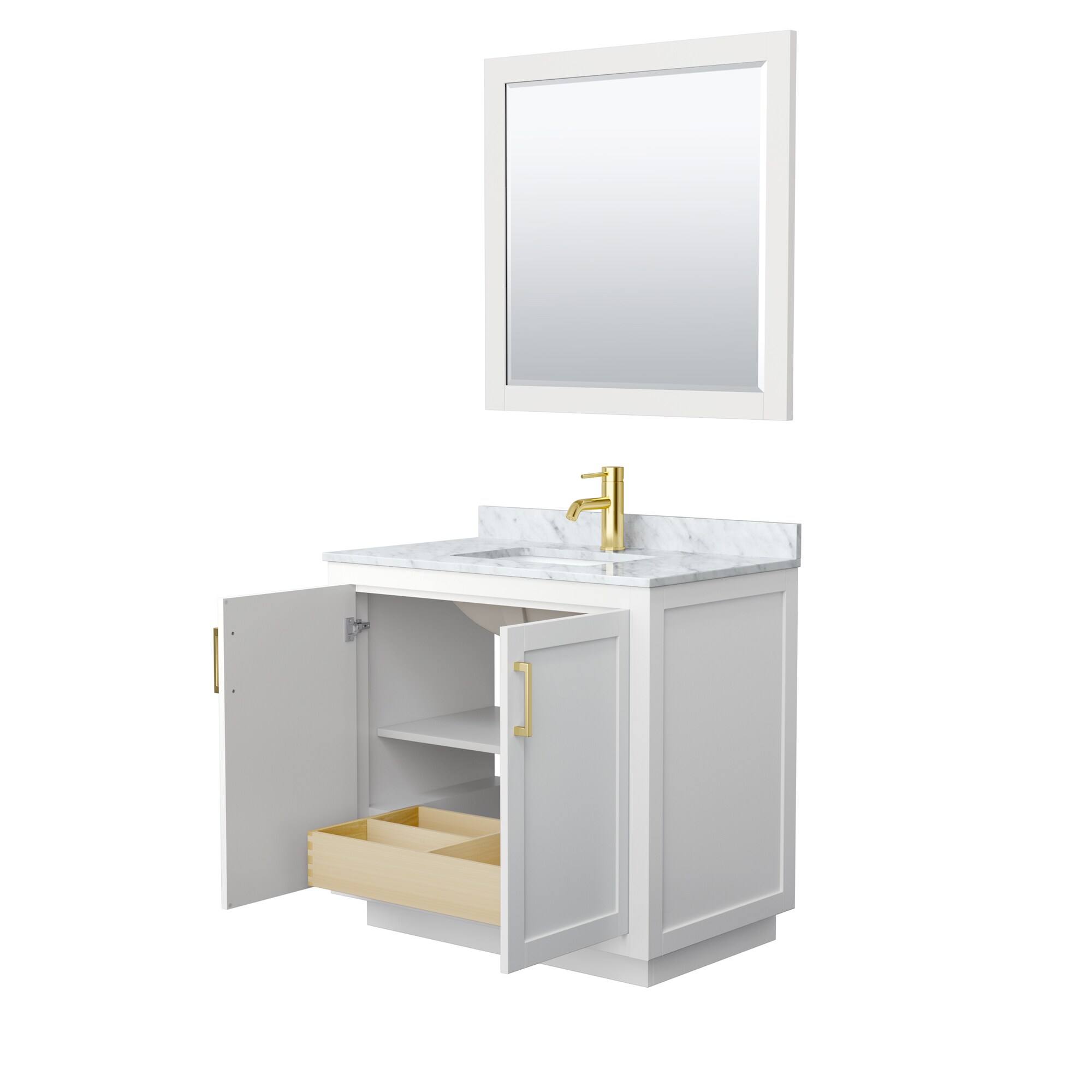 Wyndham Collection WCF292936SWGCMUNSM34 Bath-Vanity-Combo - View #3