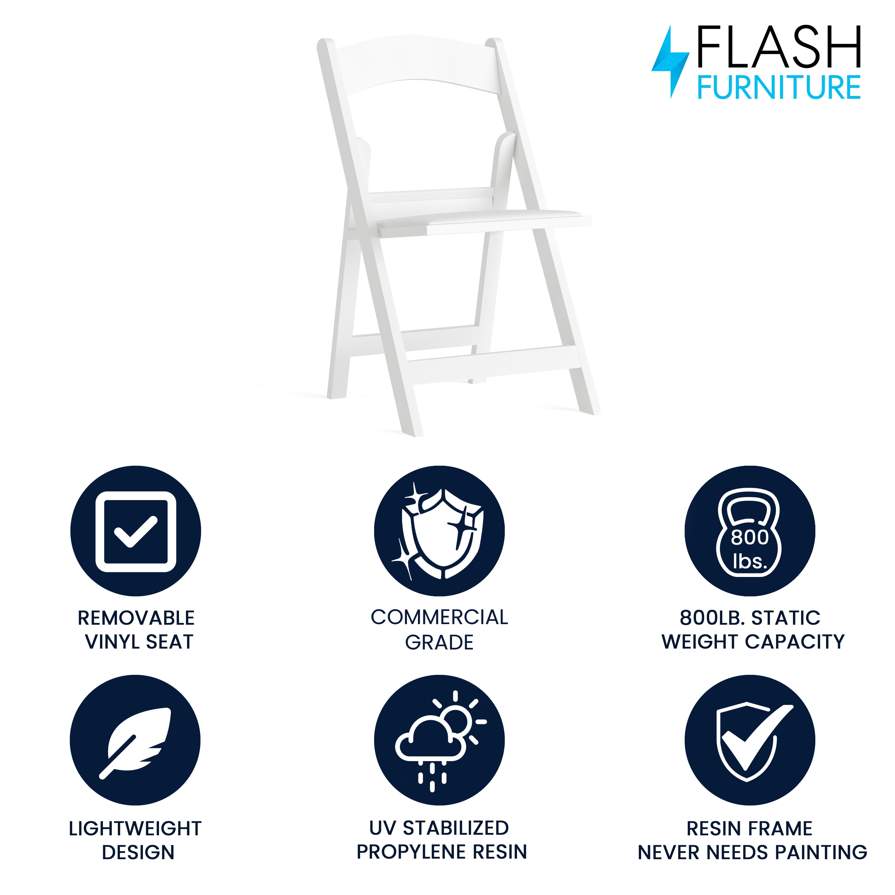 Flash Furniture 812581017984 Folding-Chairs - View #2
