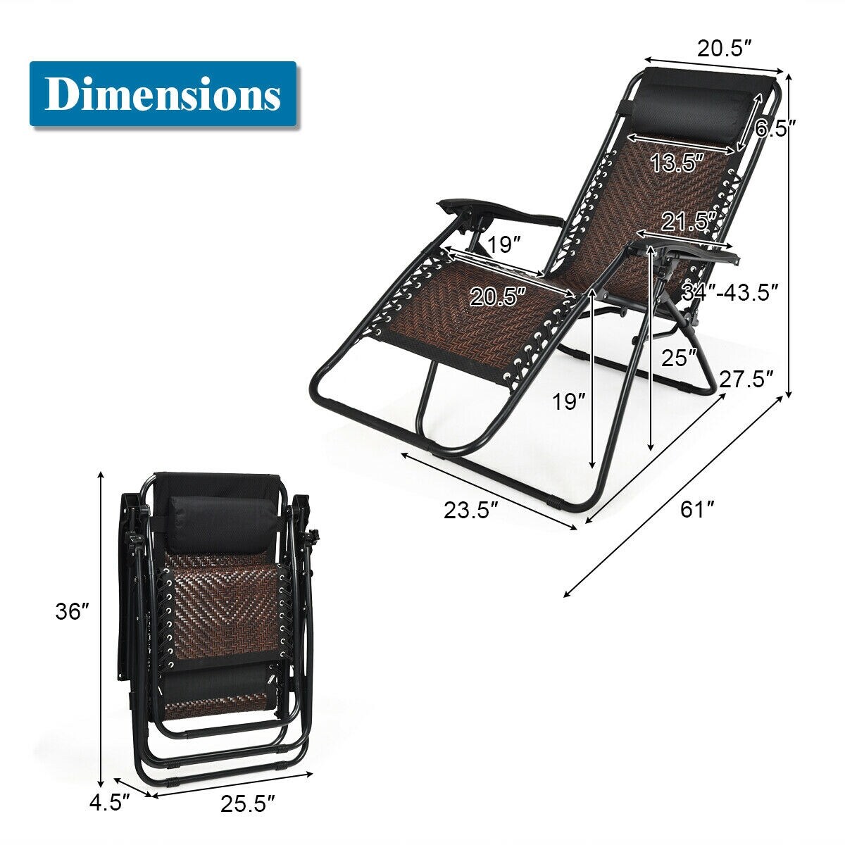 CASAINC WF-OP70634CF-1-LA Patio-Chairs - View #5