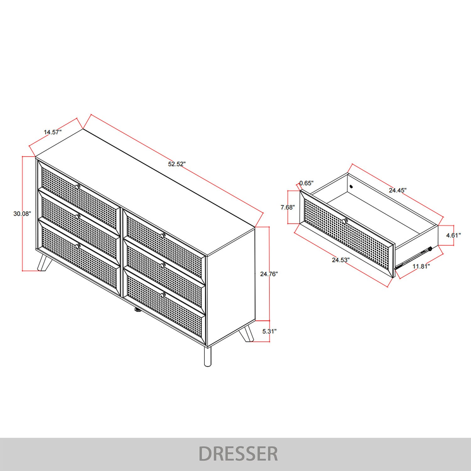 ChaletPosh C90194DR-BK dressers - View #10
