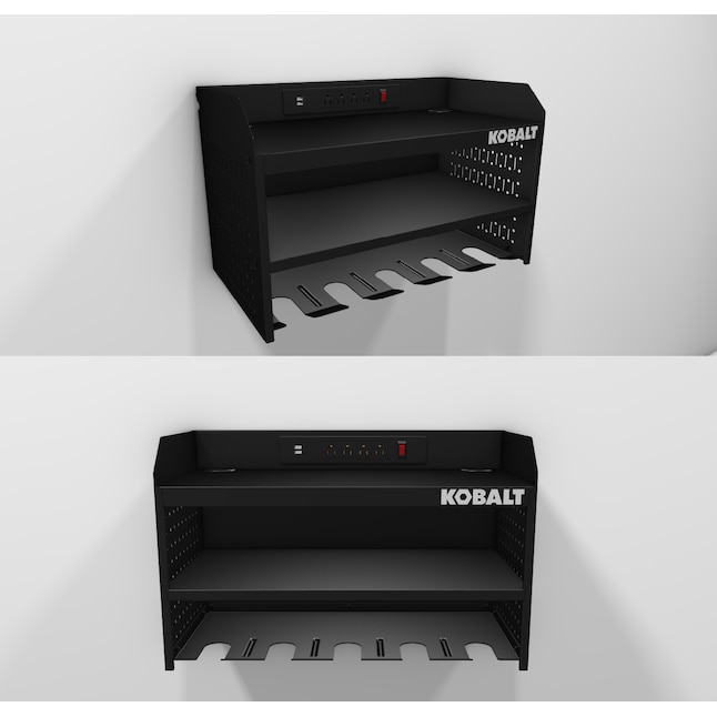 Kobalt Storage Rail Cabinet 24 In Black