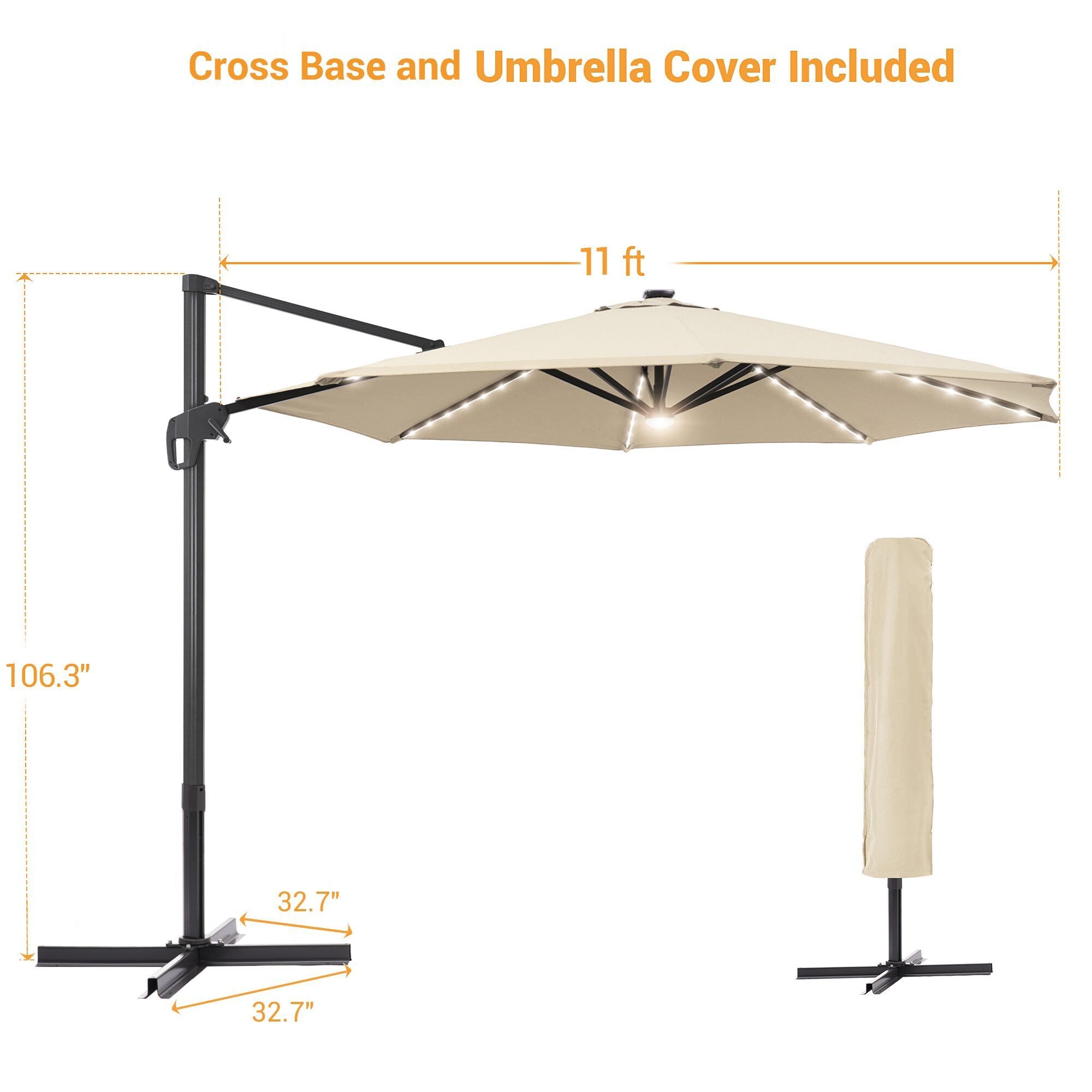 Sonkuki SD-132BG-LED Umbrellas-2 - View #4